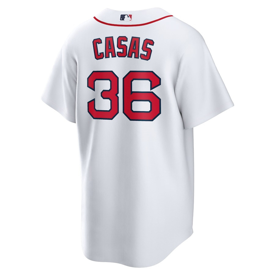 Triston Casas 36 Boston Red Sox Home White MLB Jersey Men's