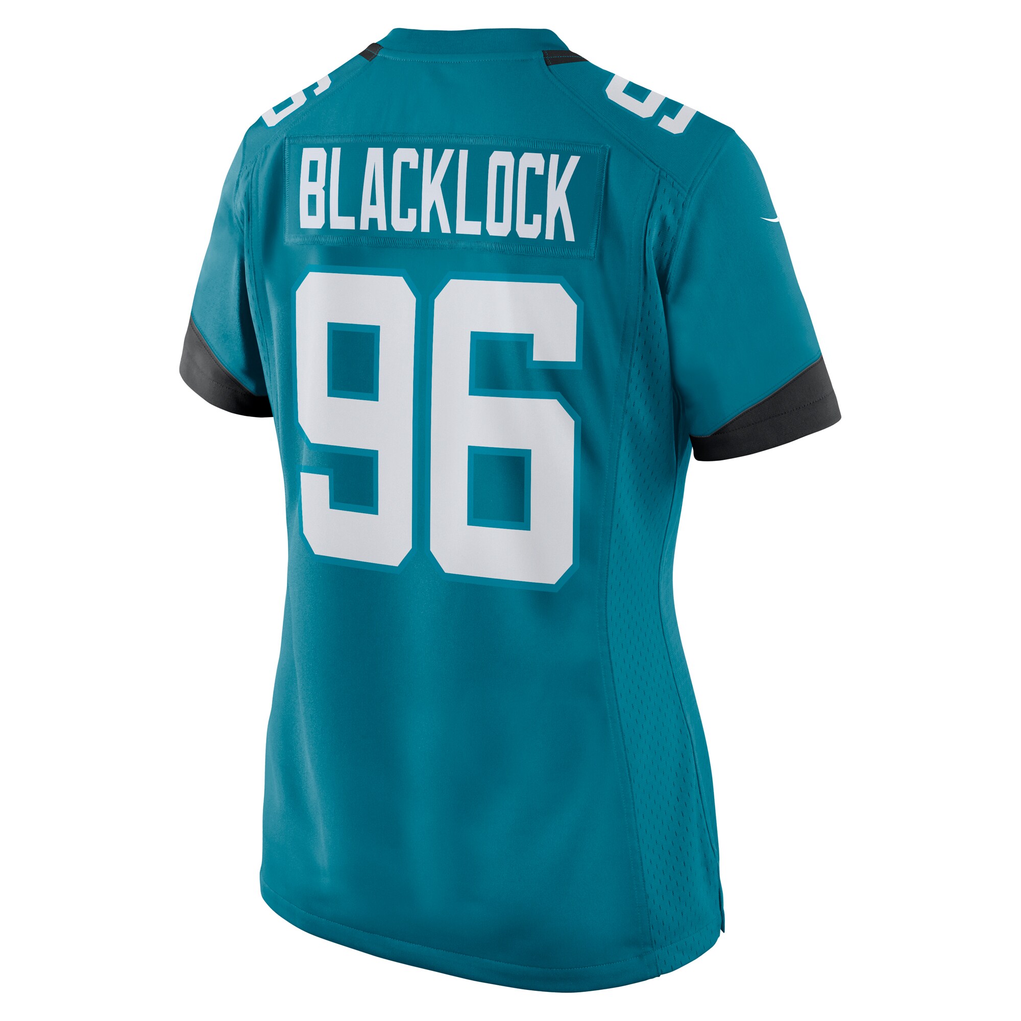 Jacksonville Jaguars Ross Blacklock Teal Team Game NFL Jersey Women's