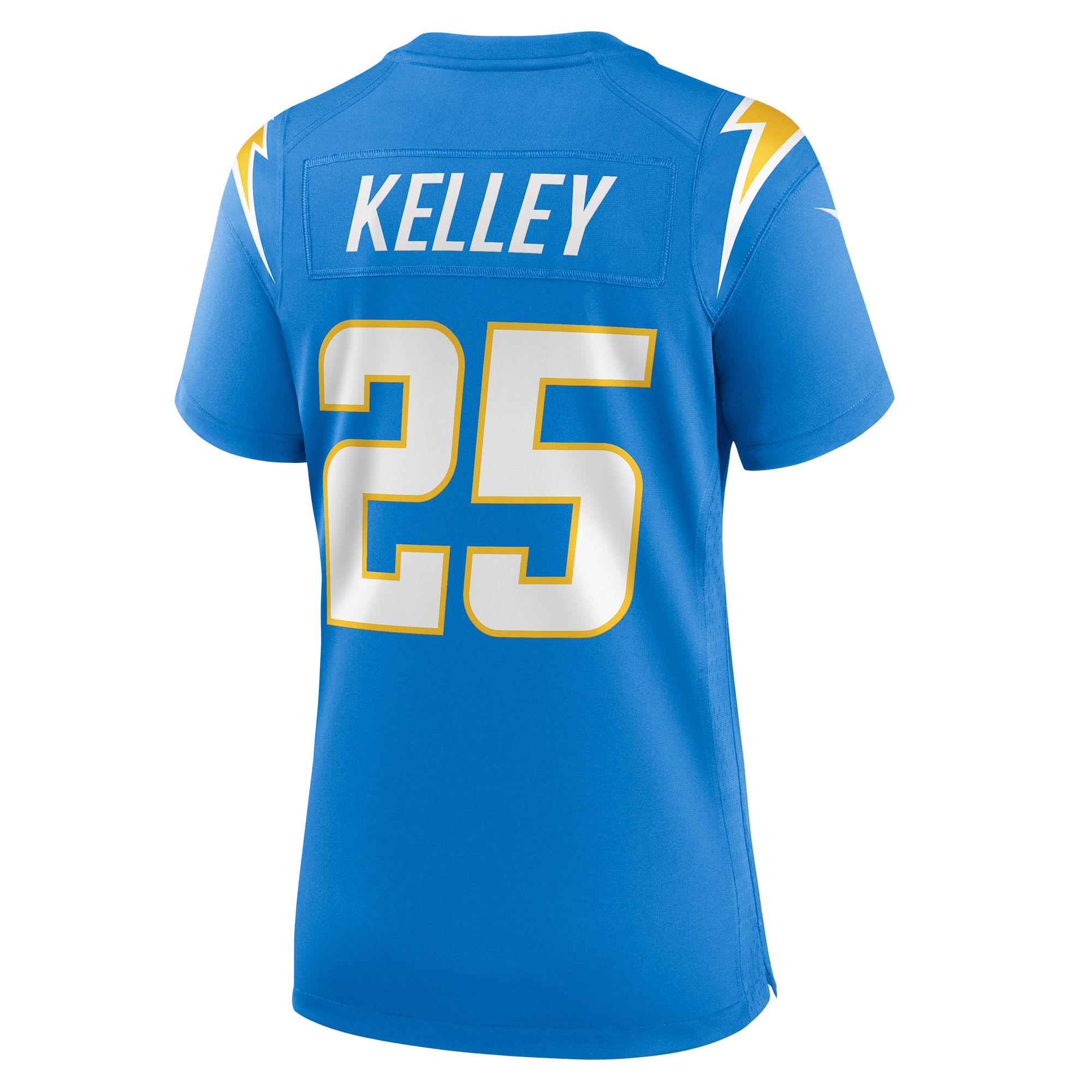 Los Angeles Chargers Joshua Kelley Powder Blue Player Game NFL Jersey Women's