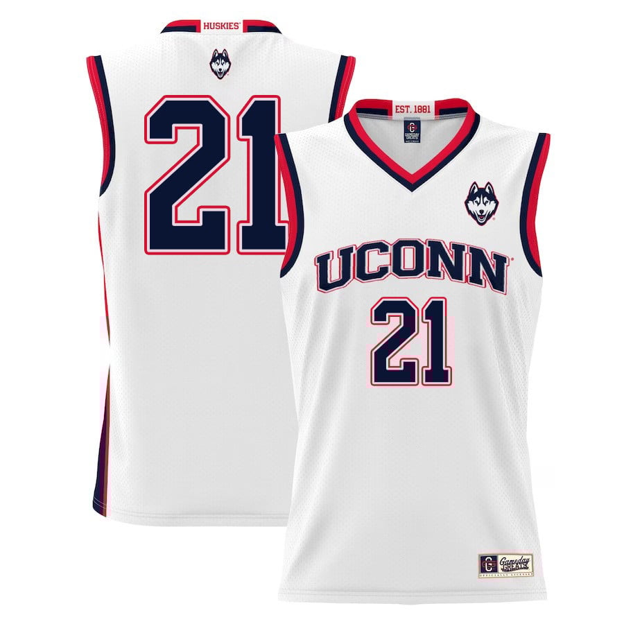 Adama Sanogo 21 UConn Huskies White NCAA Jersey Men's