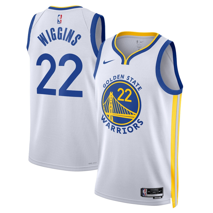 Andrew Wiggins 22 Golden State Warriors Unisex Swingman Association Editio White NBA Jersey Unisex