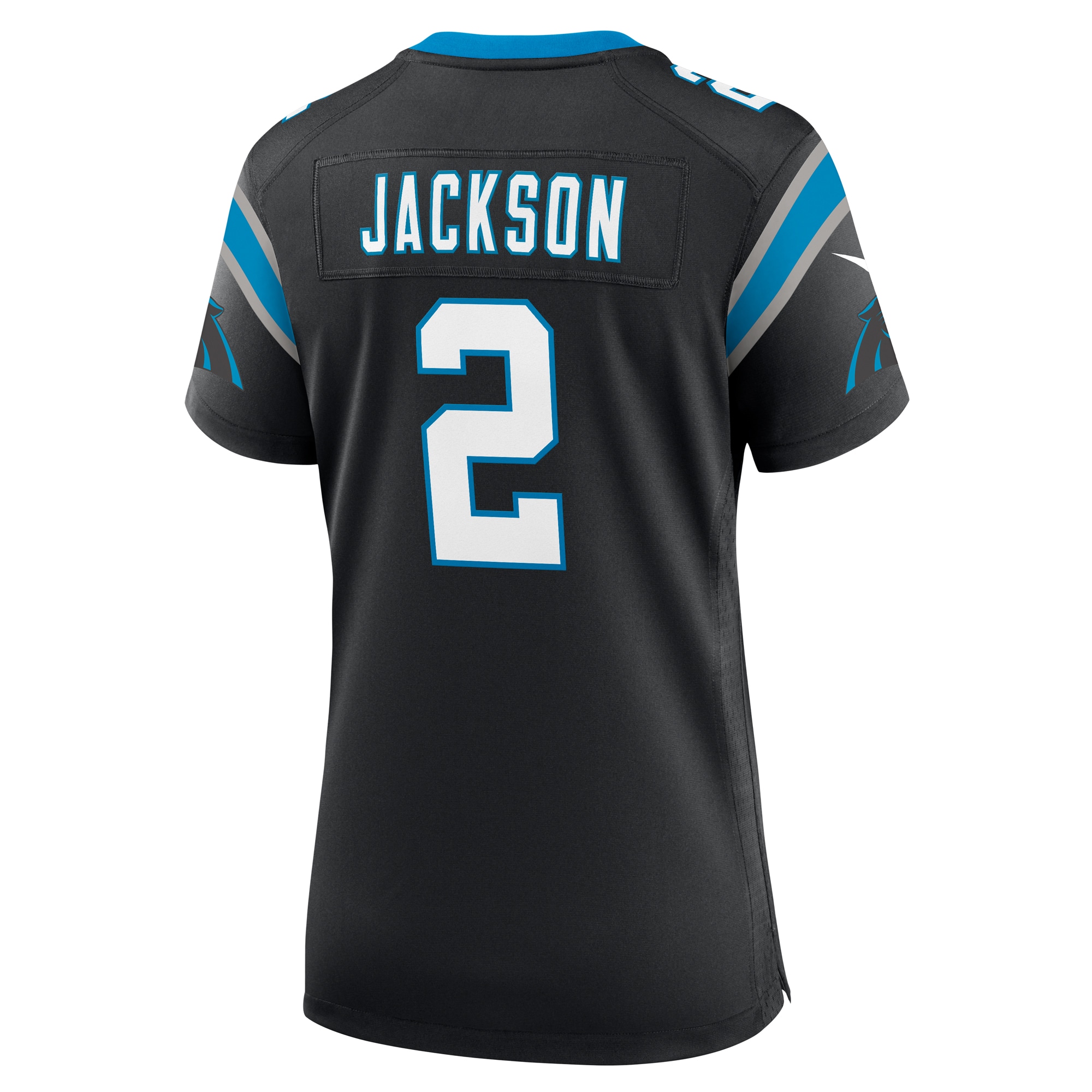 Carolina Panthers Mike Jackson Black Game NFL Jersey Women's