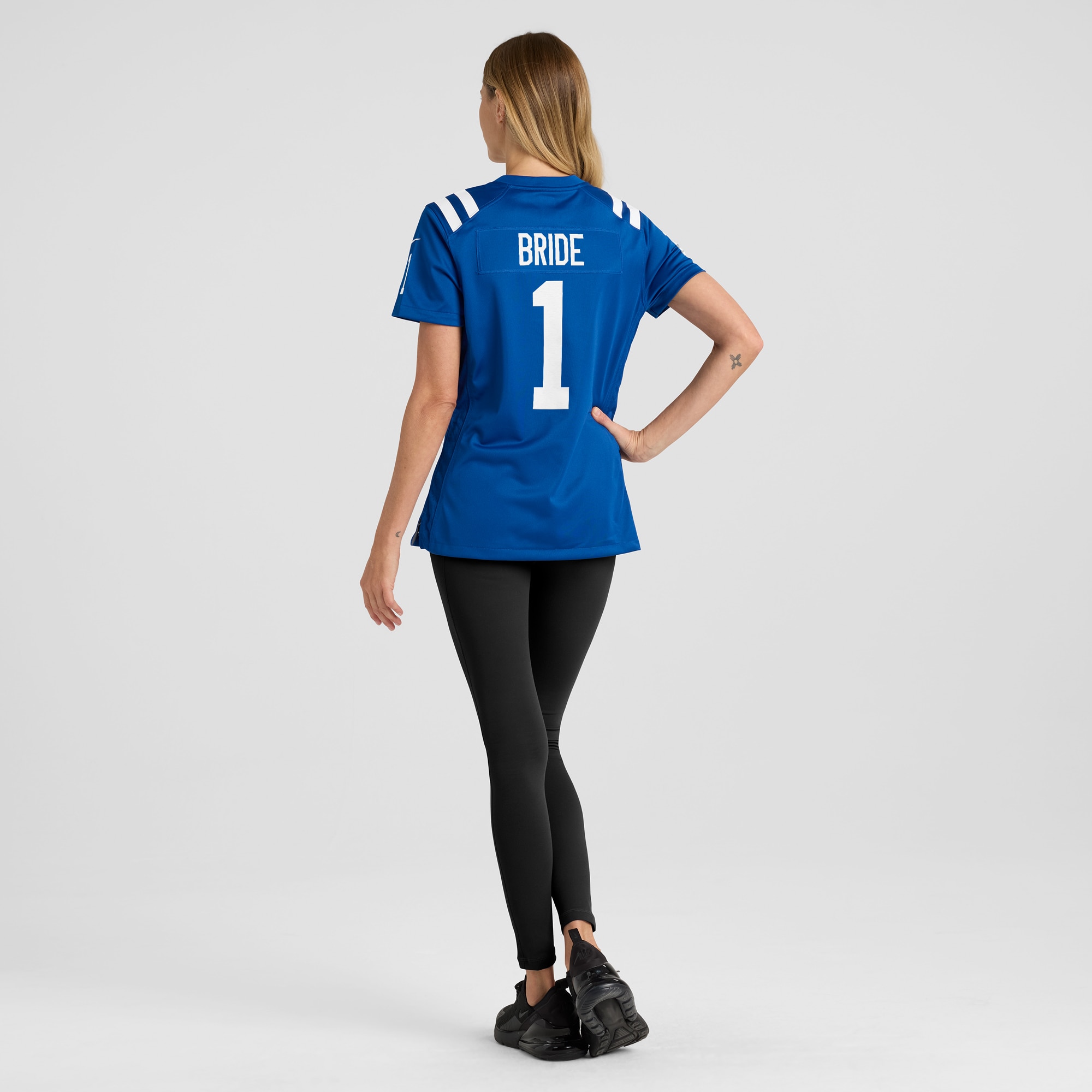 Indianapolis Colts Number 1 Bride Royal Game NFL Jersey Women's