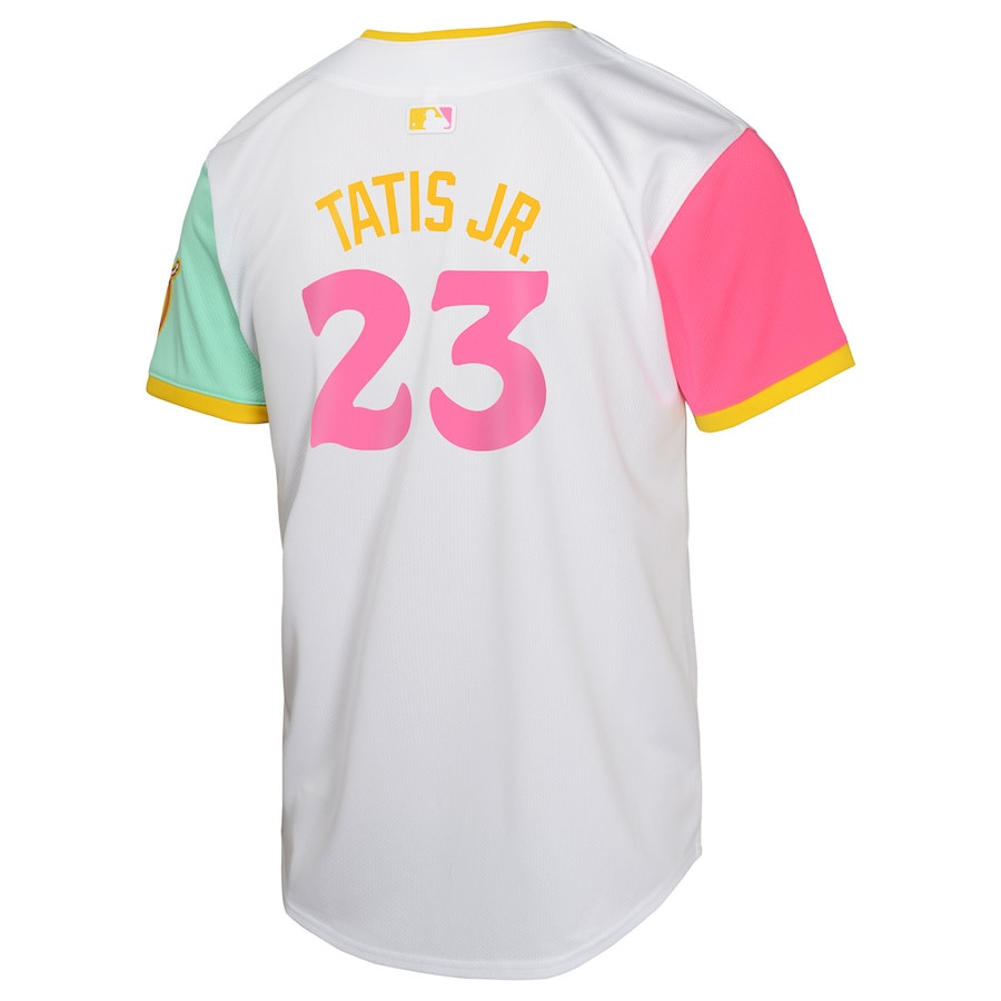 Fernando Tatis Jr. 23 San Diego Padres City Connect Limited White MLB Jersey Youth