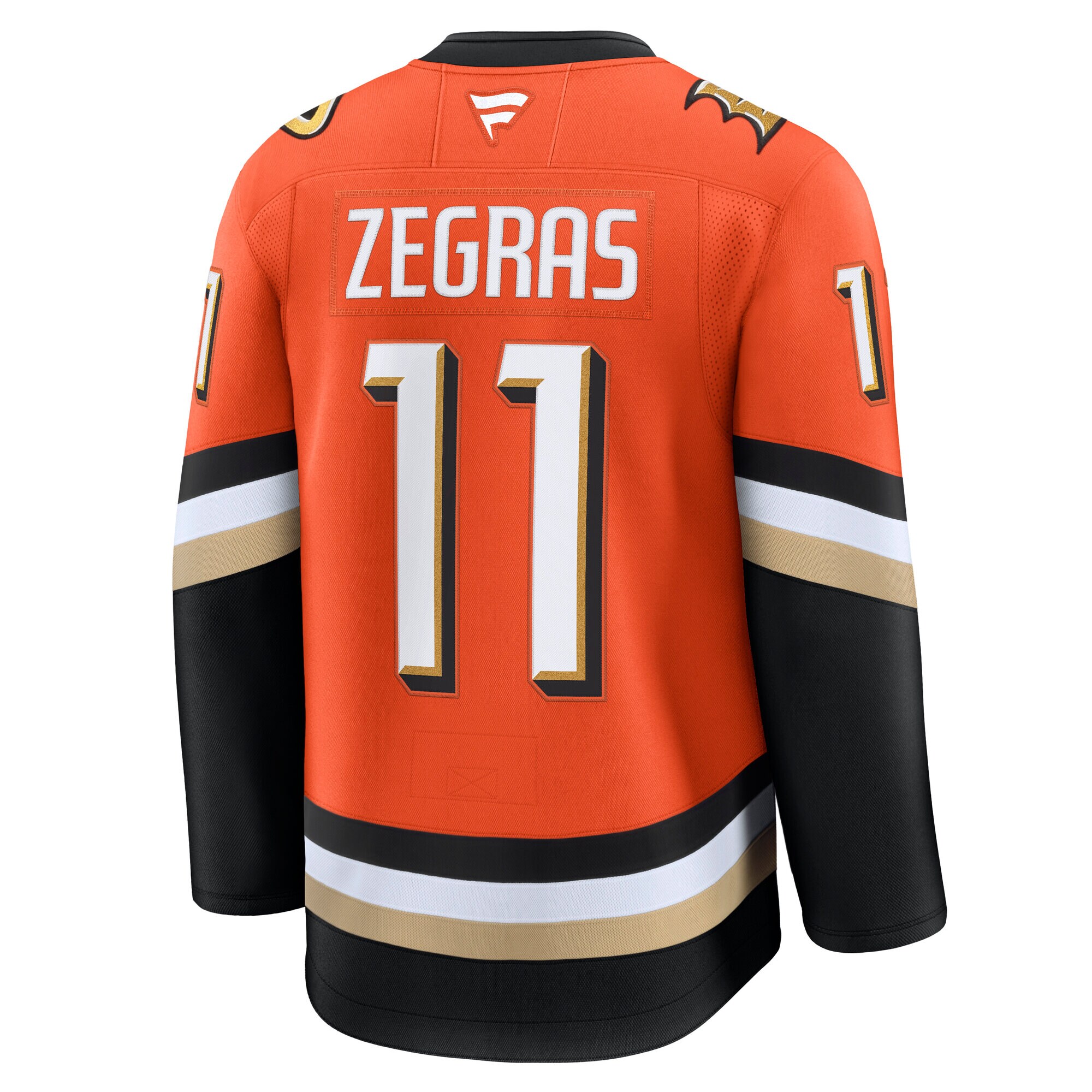 Anaheim Ducks Trevor Zegras Orange Home Premium NHL Jersey Men's