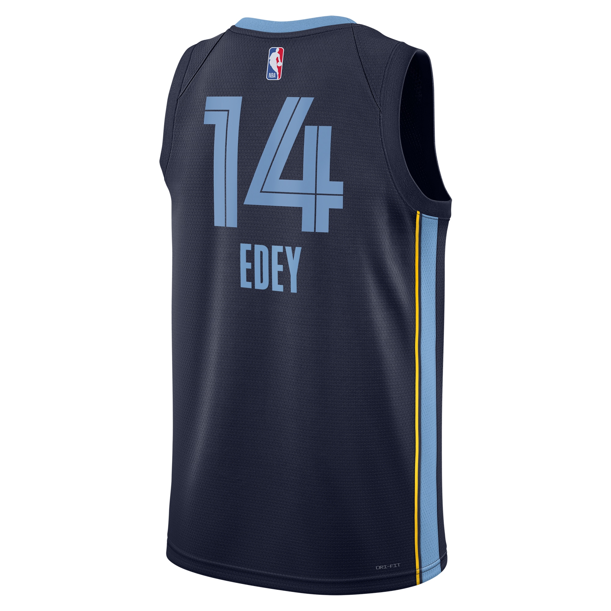 Memphis Grizzlies Icon Swingman Navy Zach Ede Unisex NBA Jersey Unisex