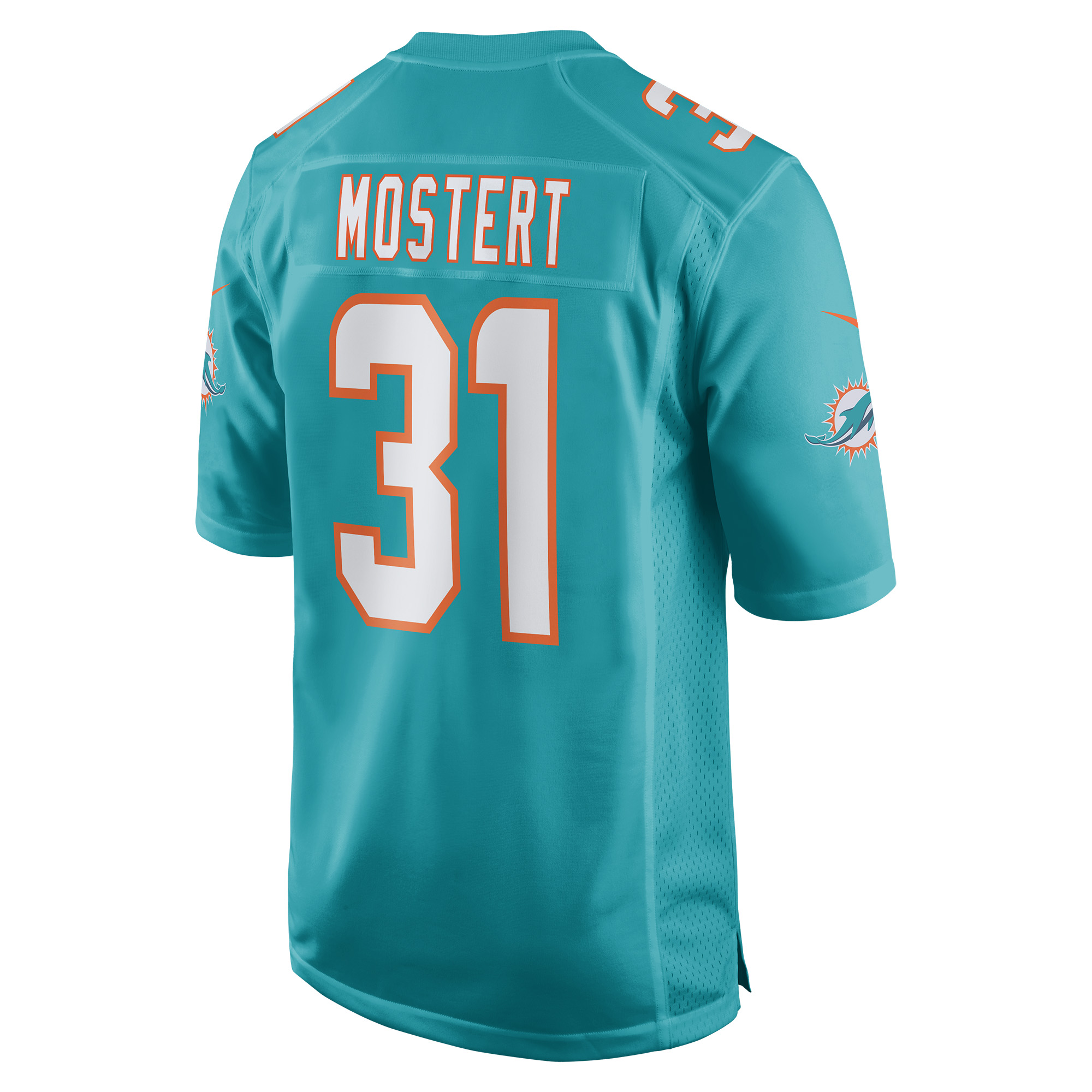 Miami Dolphins Raheem Mostert Aqua Game NFL Jersey Men's