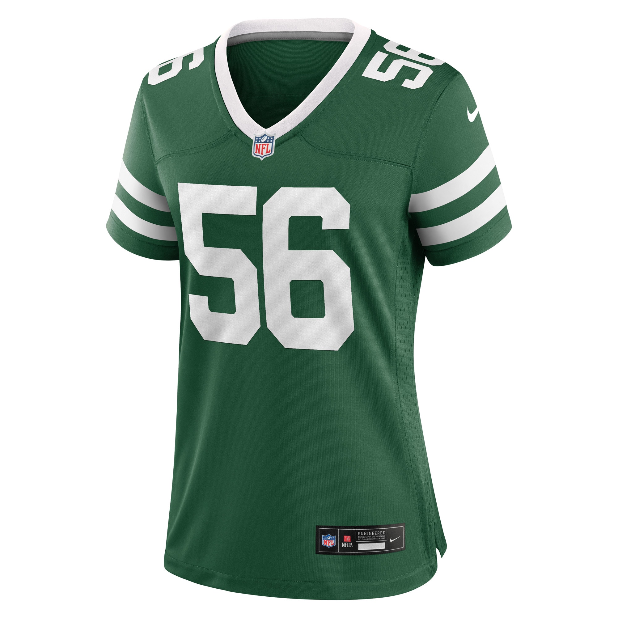 New York Jets Legacy Quincy Williams Green Game Player NFL Jersey Women's