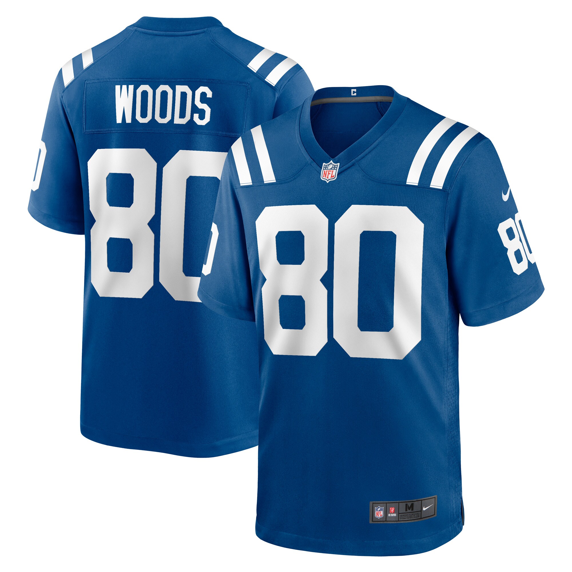 Indianapolis Colts Jelani Woods Royal Player Game NFL Jersey Men's
