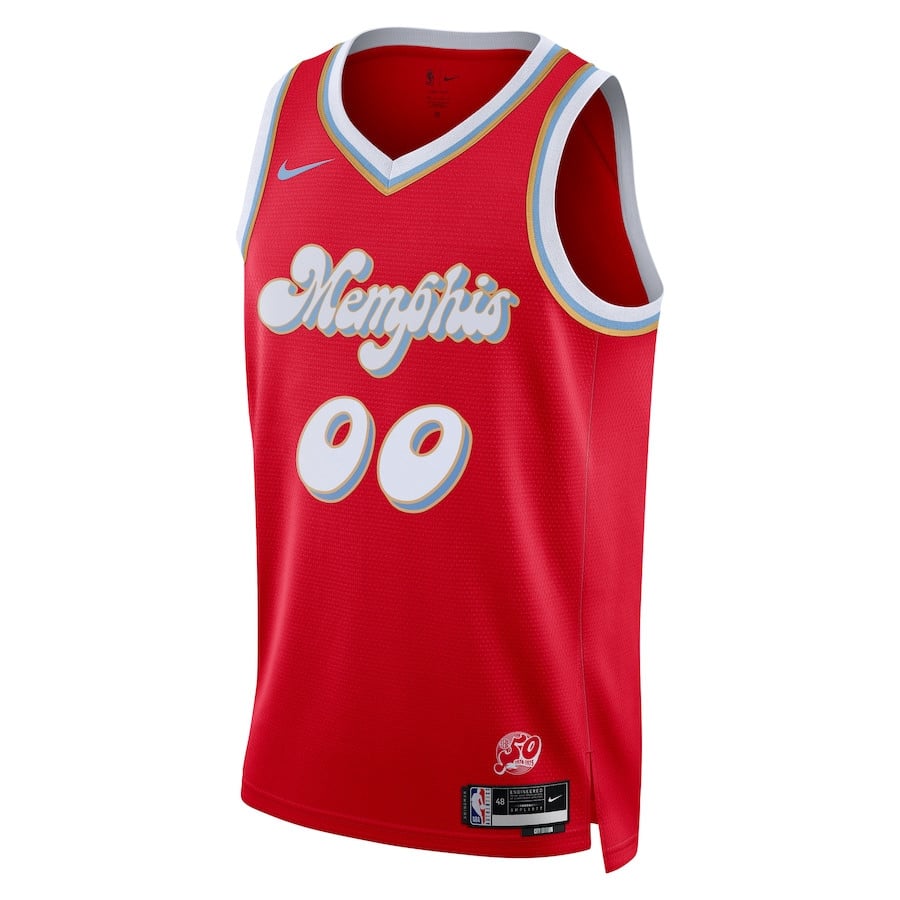 Memphis Grizzlies Unisex 2024/25 Custom Swingman City Edition Red NBA Jersey Unisex