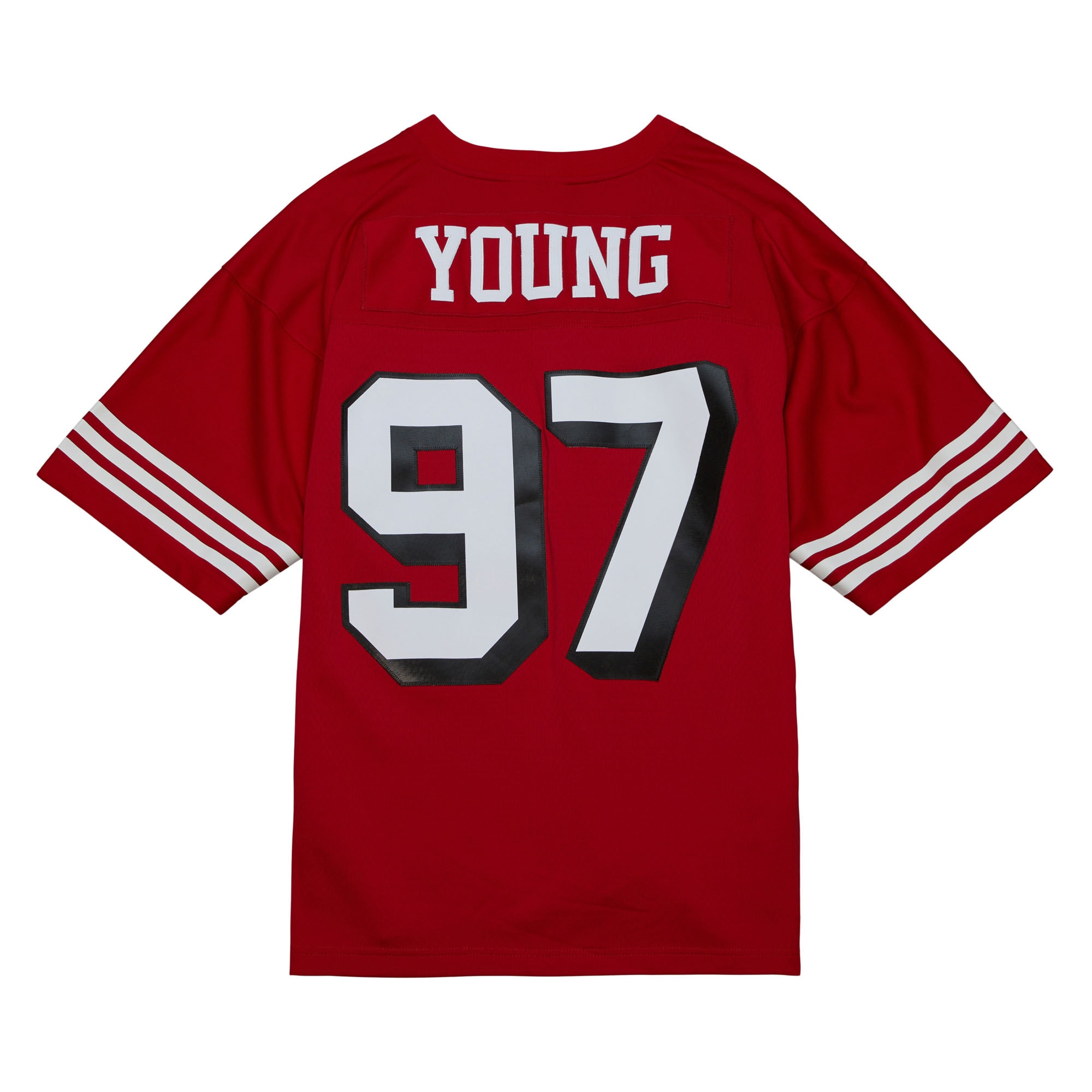 San Francisco 49ers Bryant Young Mitchell Ness Scarlet Legacy NFL Jersey Men's