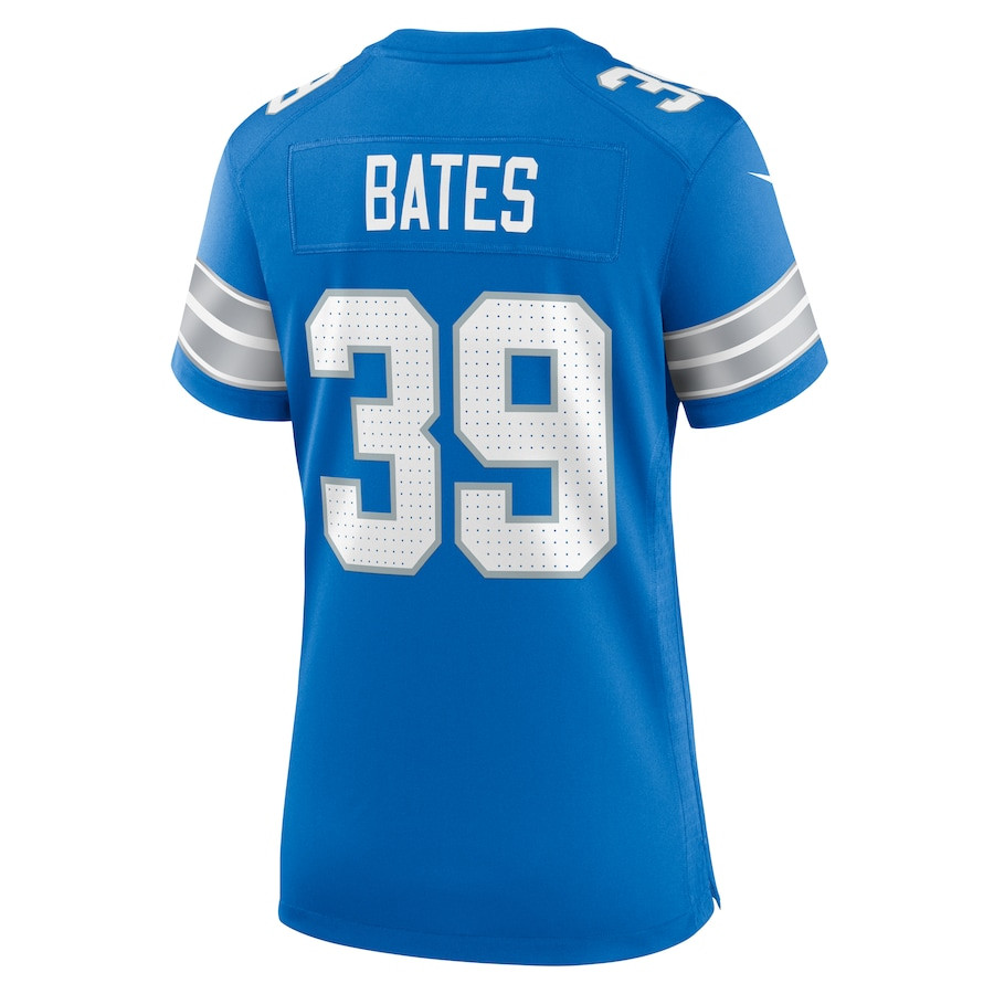 Jake Bates 39 Detroit Lions Team Game Blue NFL Jersey Women's