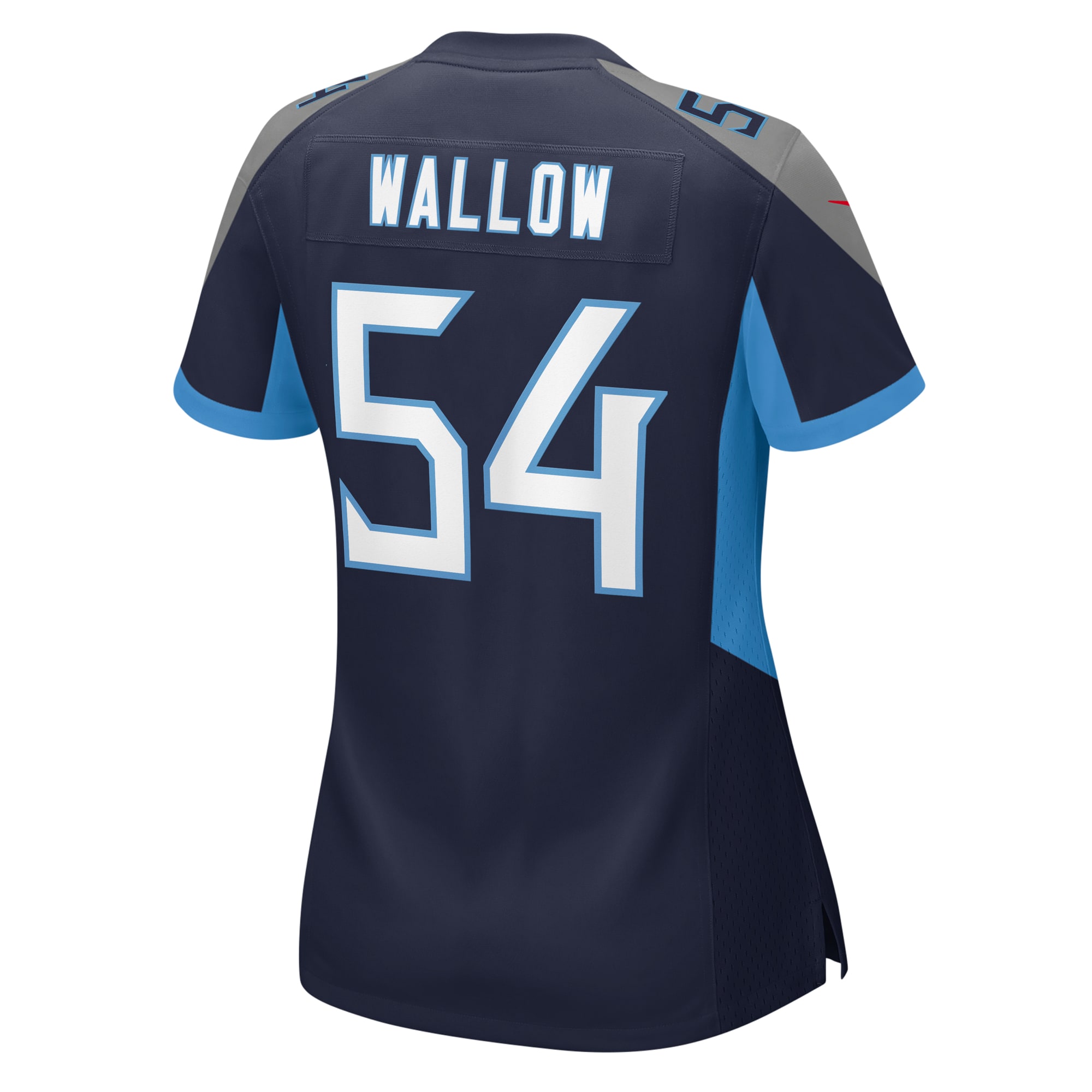 Tennessee Titans Garret Wallow Navy Game NFL Jersey Women's