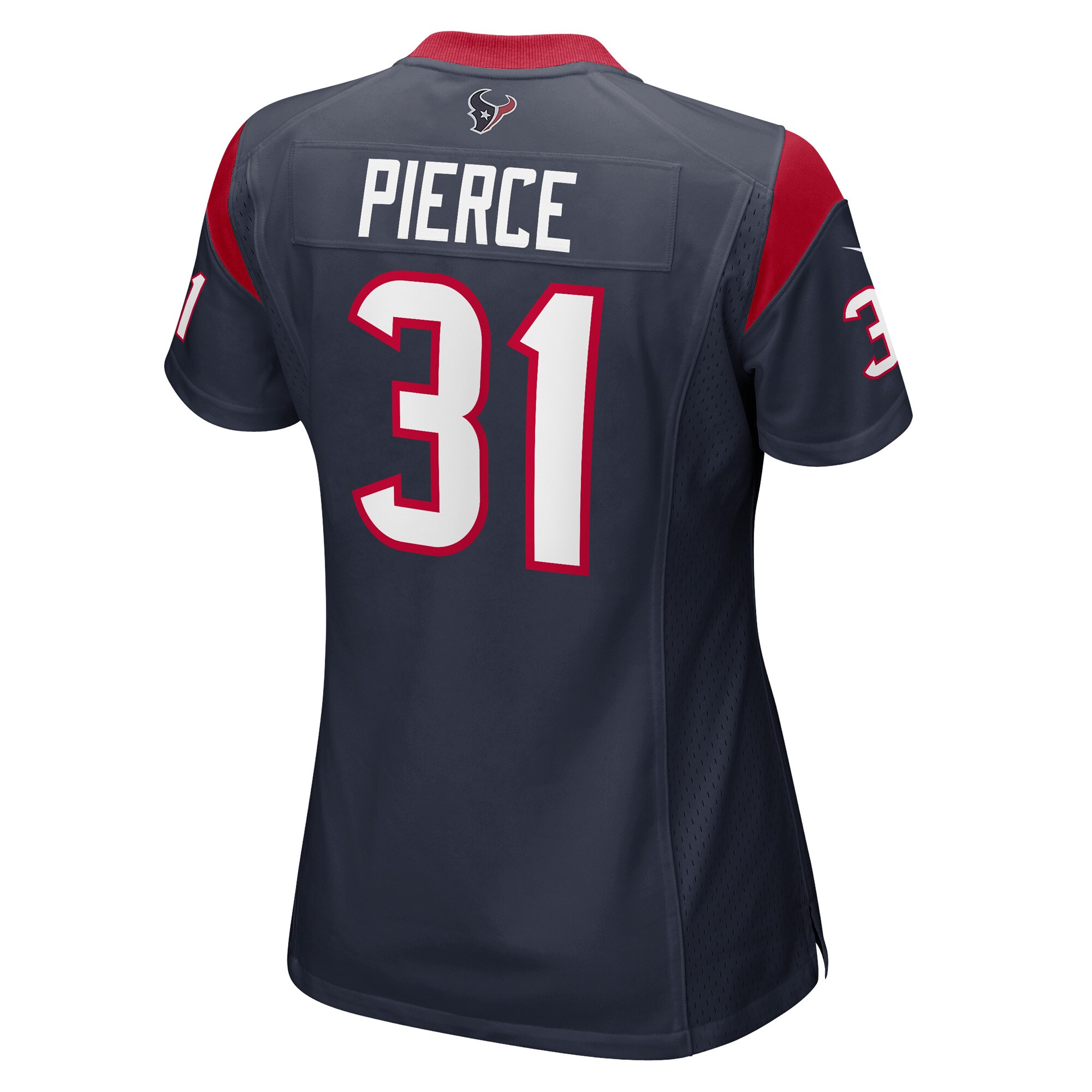 Houston Texans Dameon Pierce Navy Game Player NFL Jersey Women's