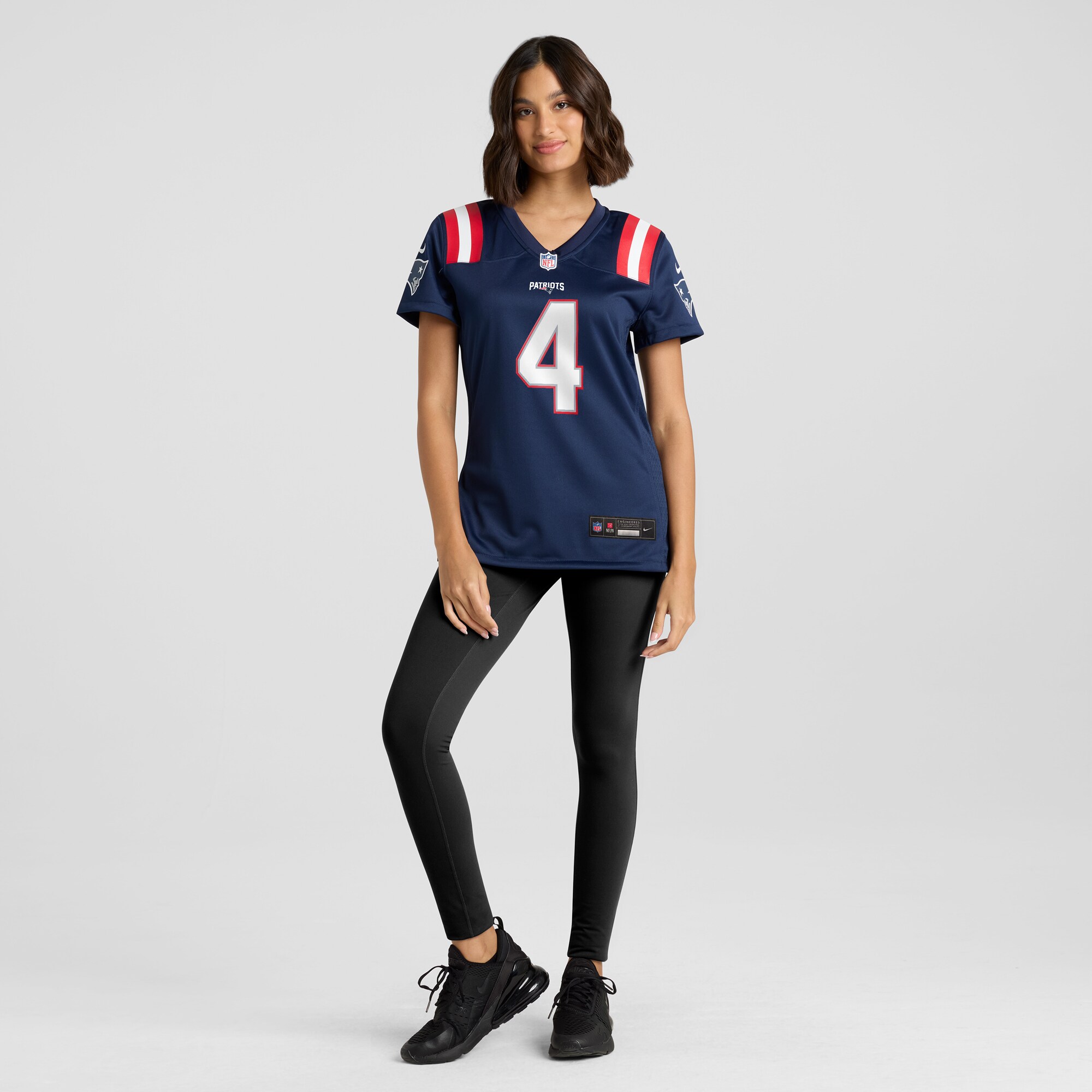 New England Patriots Antonio Gibson Navy Game NFL Jersey Women's