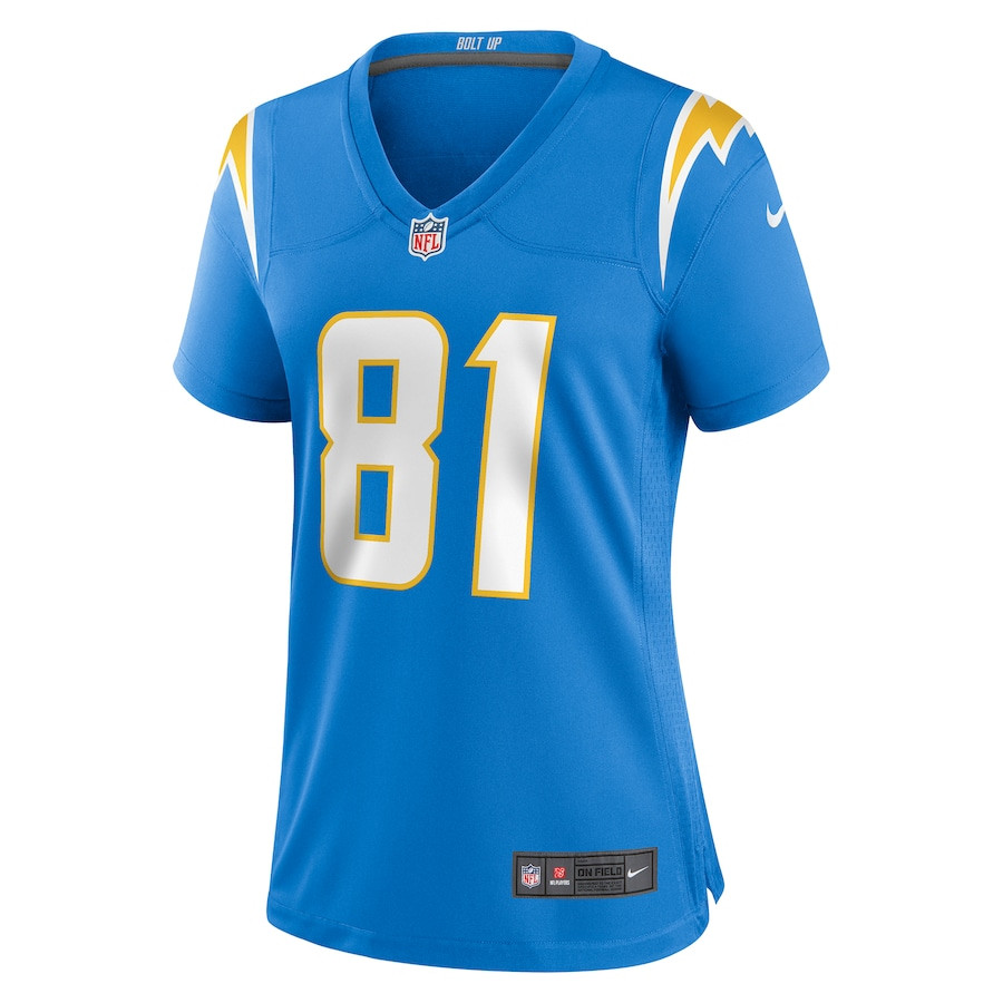 Will Dissly 81 Los Angeles Chargers Game Powder Blue NFL Jersey Women's