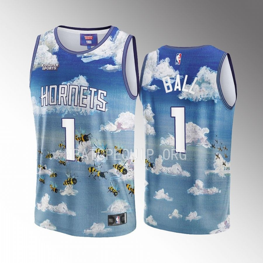 LaMelo Ball 1 Charlotte Hornets KidSuper Studio Unisex Hometown NBA Jersey Unisex