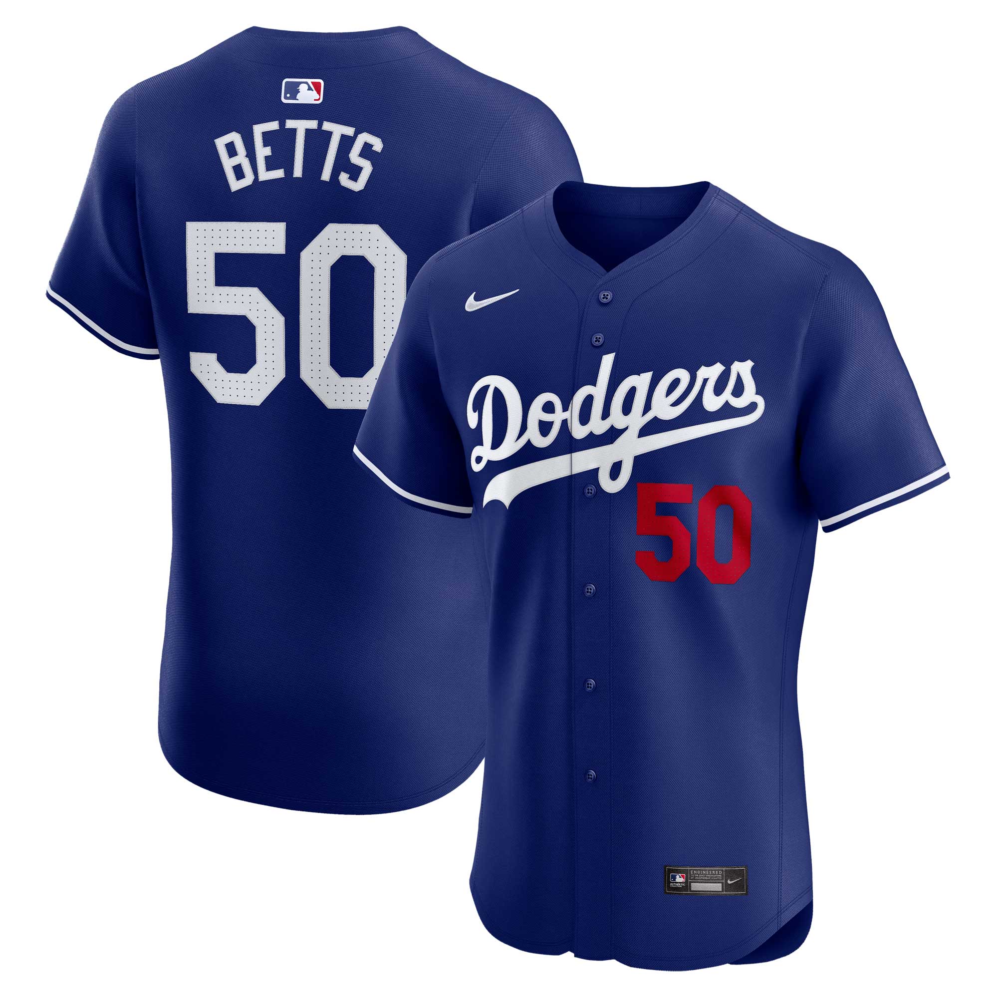 Los Angeles Dodgers Mookie Betts Royal Alternate Elite Player MLB Jersey Men's