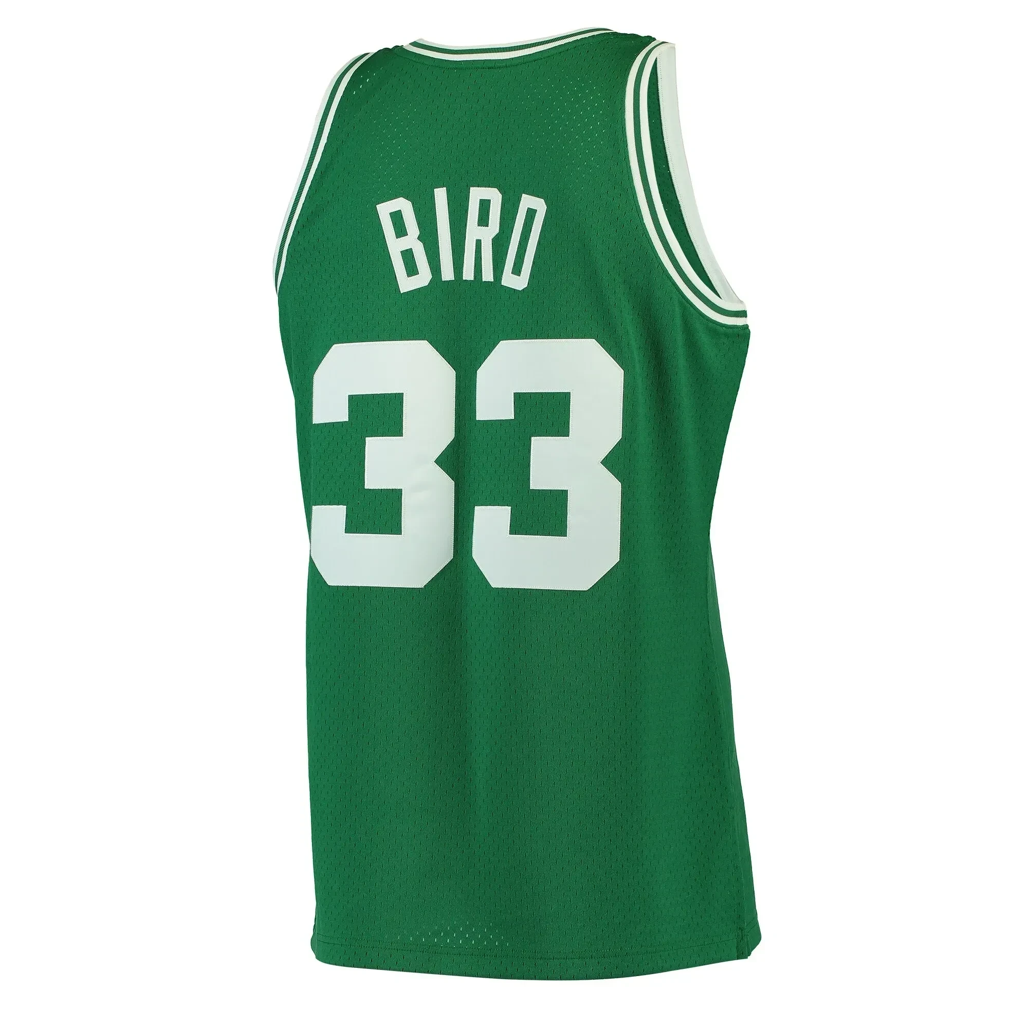 Larry Bird Boston Celtics Mitchell Ness 1985-86 Hardwood Classics Swingman Kelly Green NBA Jersey Men's