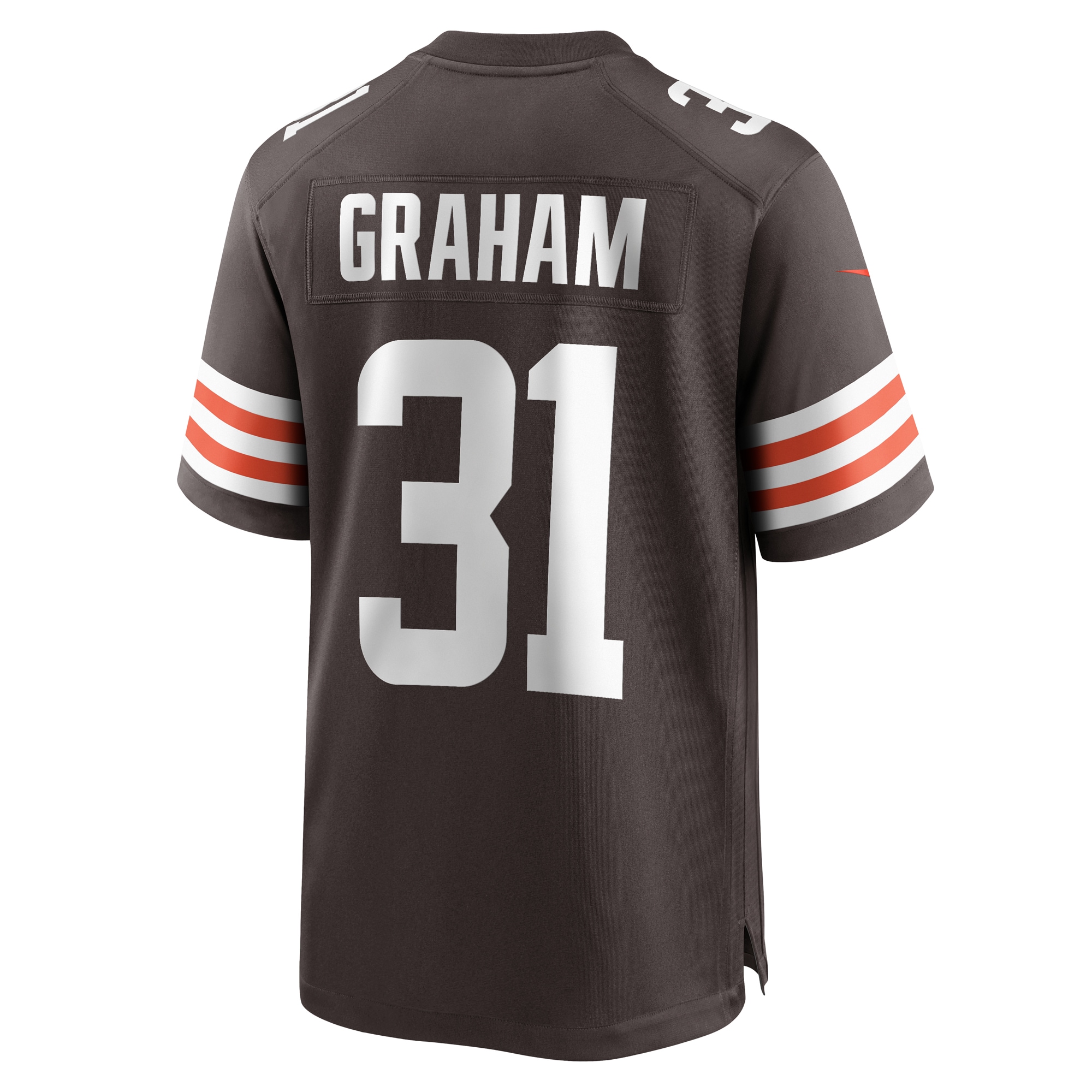 Cleveland Browns Thomas Graham Jr. Brown Team Game NFL Jersey Men's