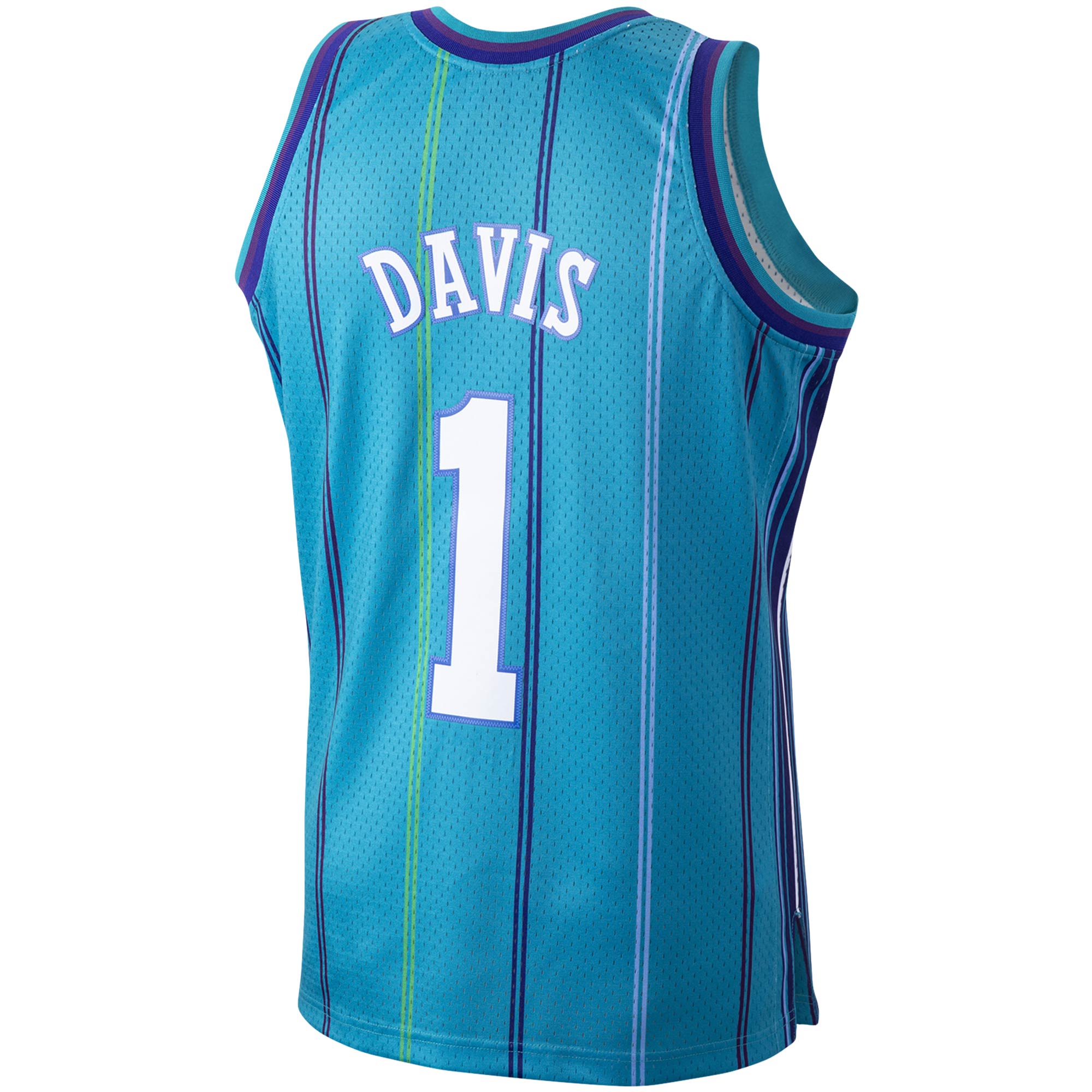 Mitchell Ness Baron Davis Teal Charlotte Hornets Hardwood Classics 1999-00 Swingman NBA Jersey Men's
