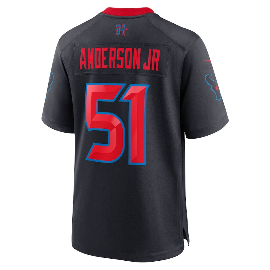 Will Anderson Jr. 51 Houston Texans 2nd Alternate Game Navy NFL Jersey Men's