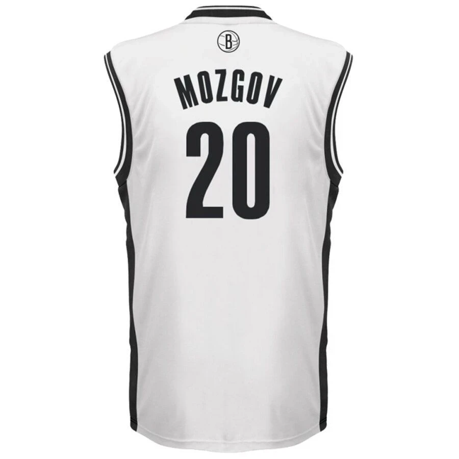 Timofey Mozgov Brooklyn Nets Home White NBA Jersey Men's