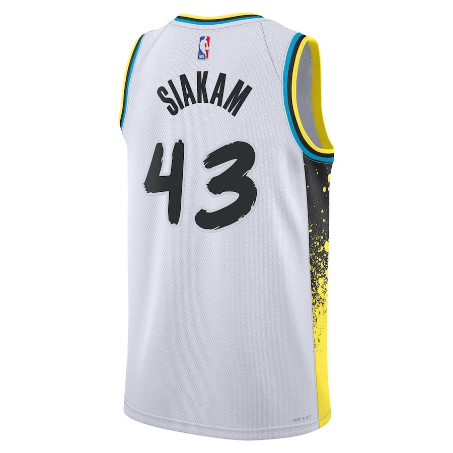 Pascal Siakam 43 Indiana Pacers Unisex 2024/25 Swingman Player City Editio White NBA Jersey Unisex