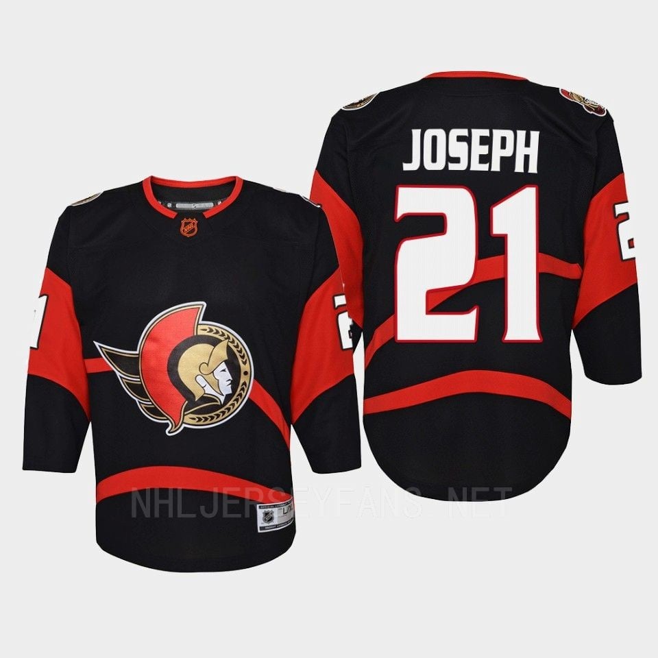 Mathieu Joseph 21 Ottawa Senators 2022 Special Edition 2.0 Retro Black NHL Jersey Youth