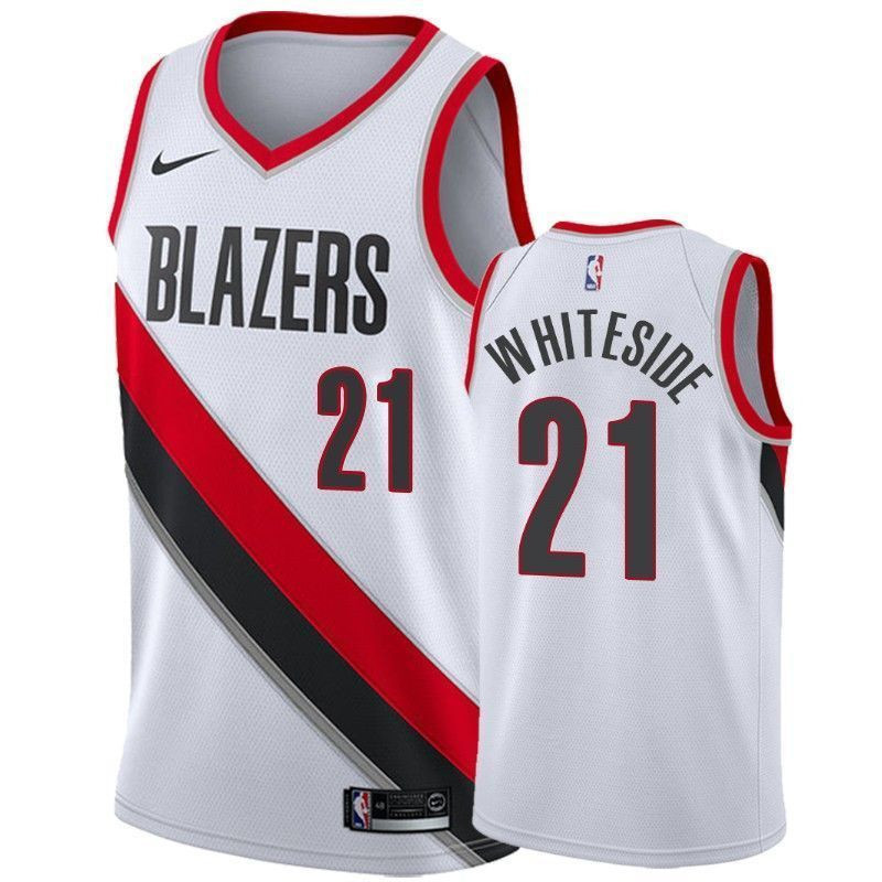 Portland Trail Blazers Hassa Whiteside 21 Association NBA Jersey Men's