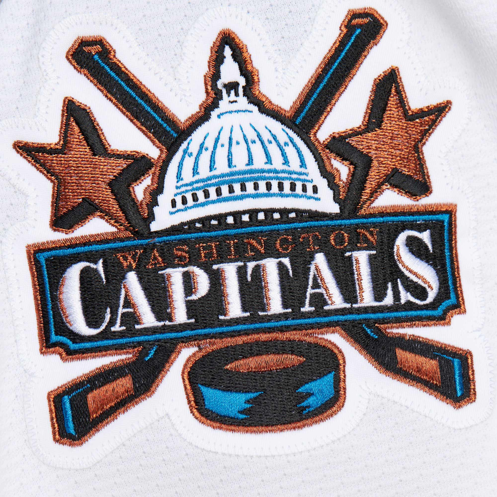 Washington Capitals Alexander Ovechkin White 2005-06 Power Play NHL Jersey Men's