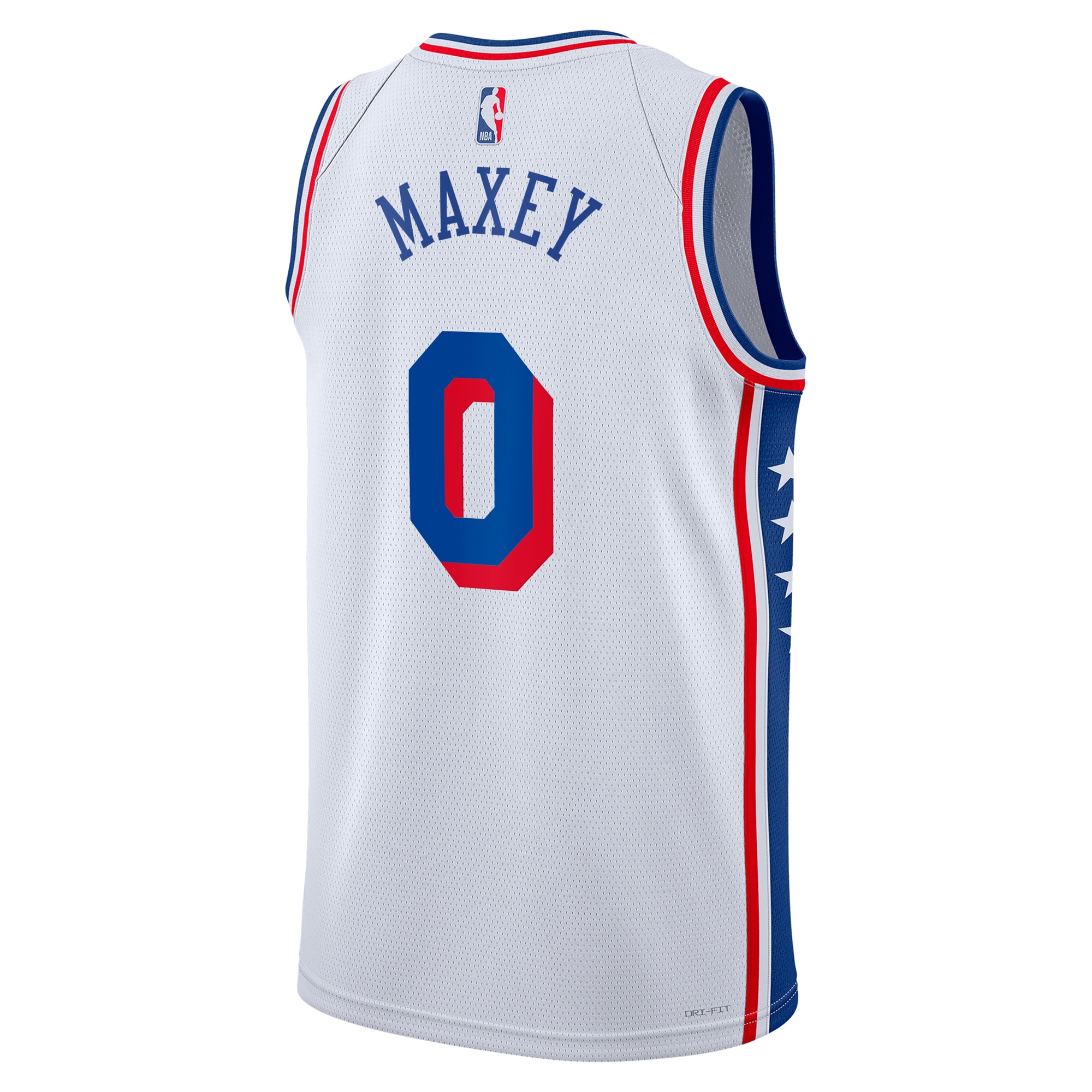 Philadelphia 76ers Association Edition Swingman White Tyrese Maxe Unisex NBA Jersey Unisex
