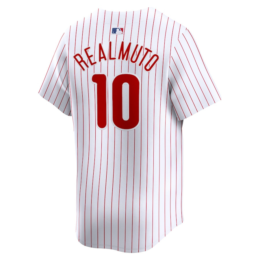 J.T. Realmuto 10 Philadelphia Phillies Home Limited Player White MLB Jersey Men's