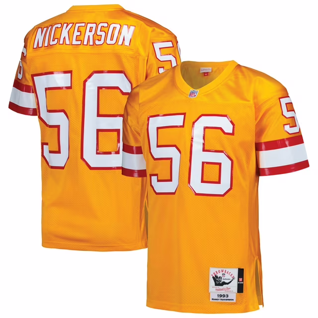 Hardy Nickerson Tampa Bay Buccaneers 1993 Mitchell & Ness Authentic Throwback Retired Player Jersey - Orange