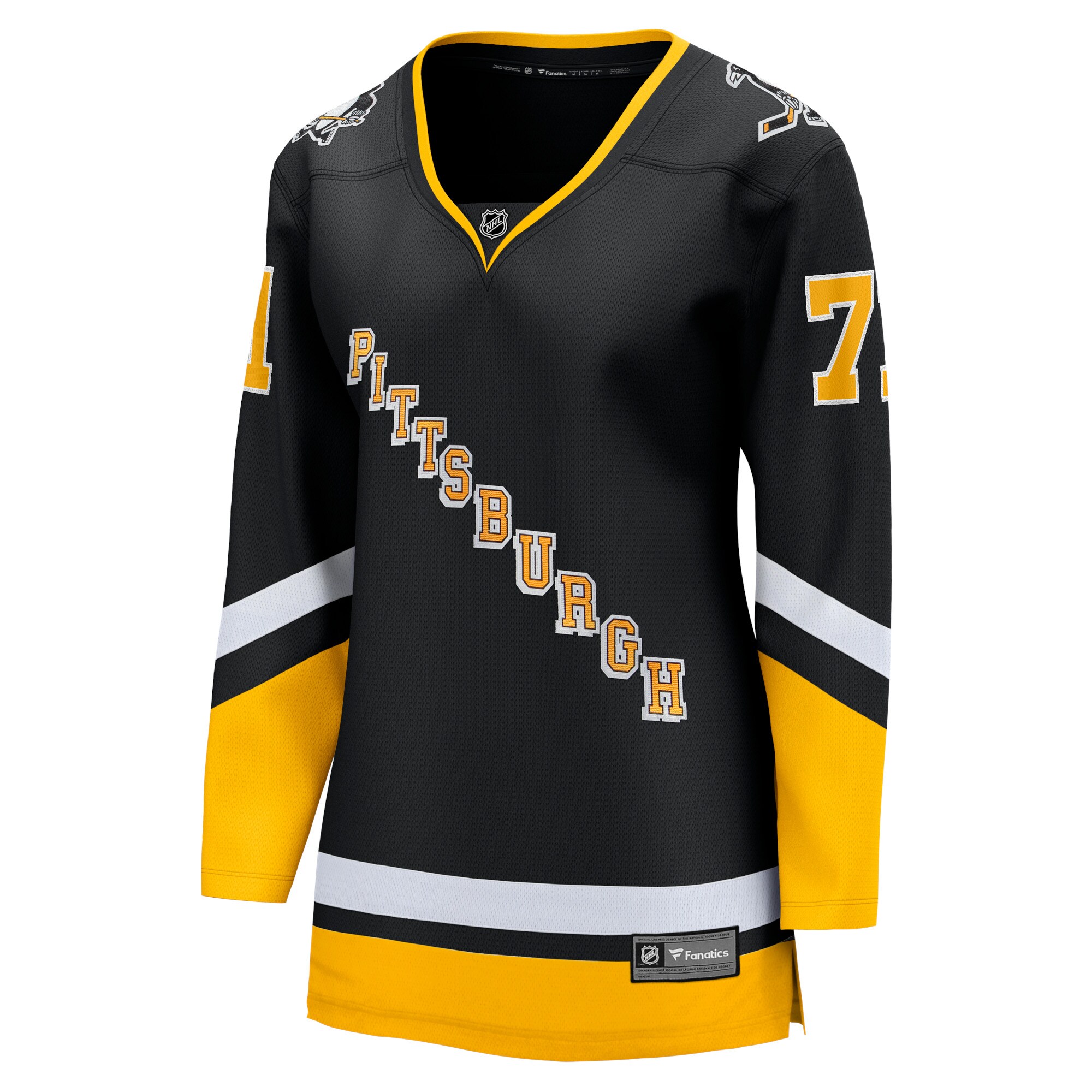 Pittsburgh Penguins Evgeni Malkin Black Alternate Premier Breakaway Player NHL Jersey Women's