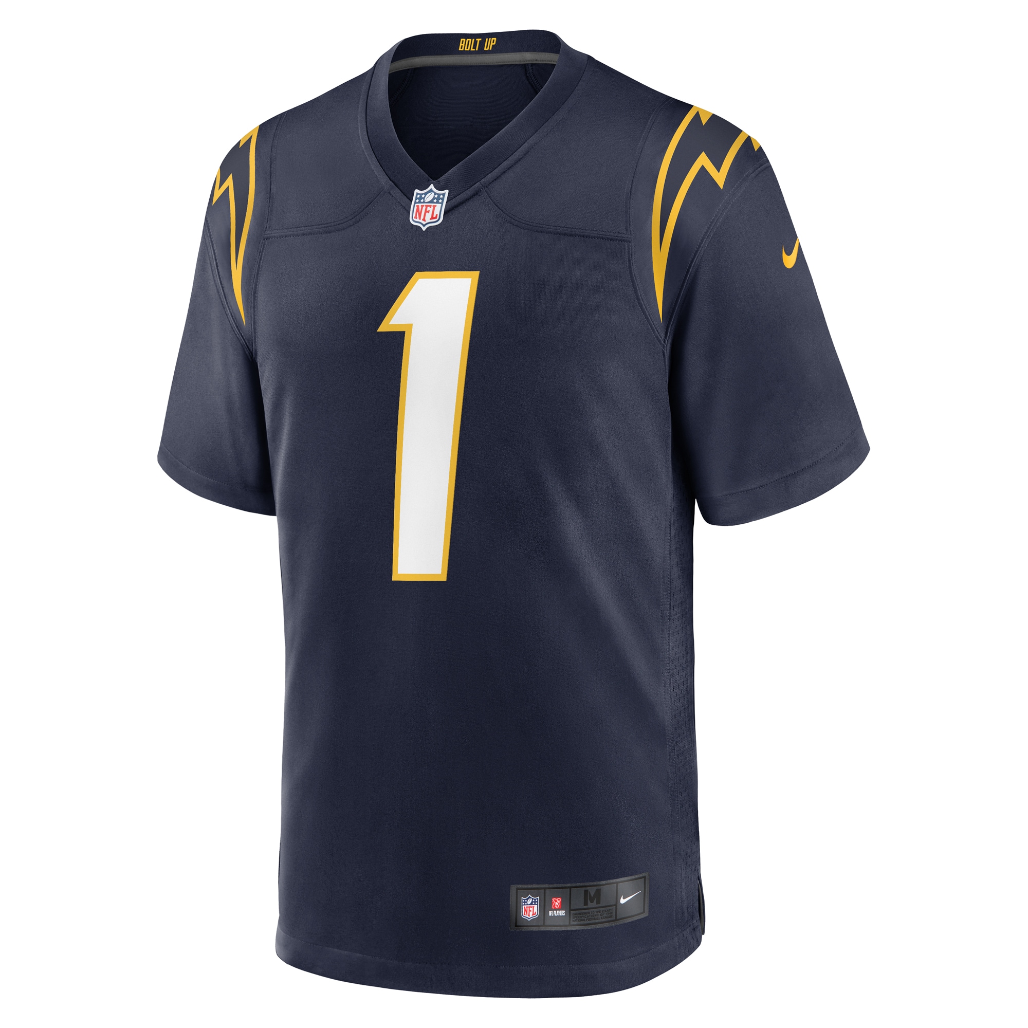 Los Angeles Chargers Quentin Johnston Navy Alternate Game NFL Jersey Men's