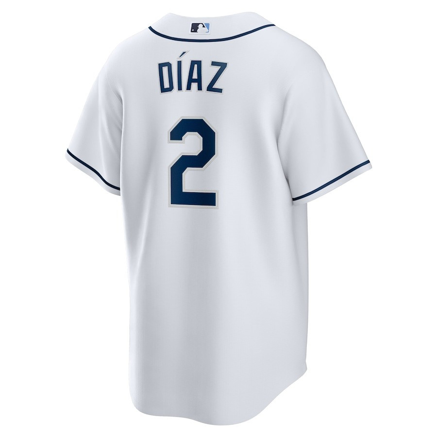Yandy D?az 2 Tampa Bay Rays Home Team White MLB Jersey Men's