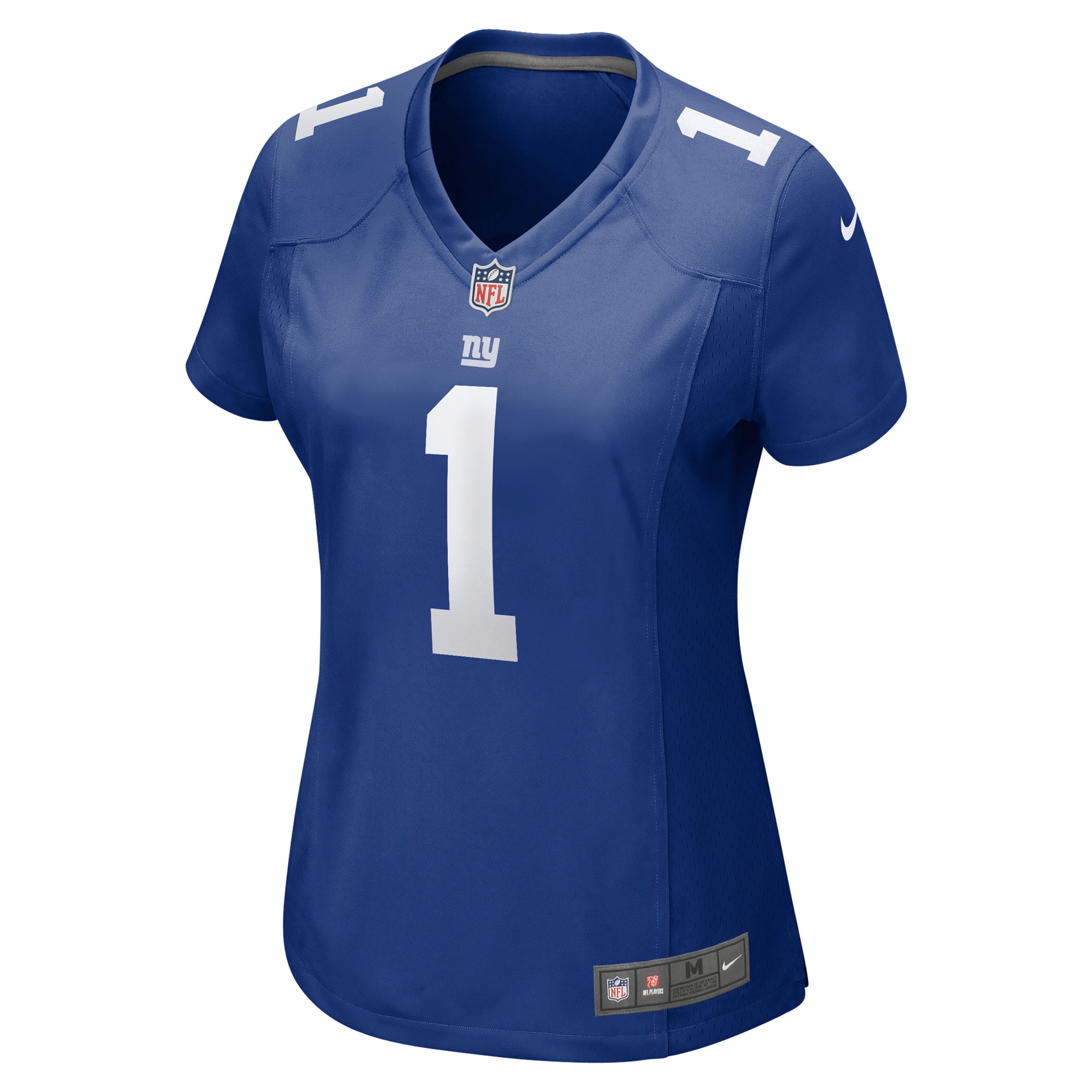 New York Giants Number 1 Bride Royal Game NFL Jersey Women's