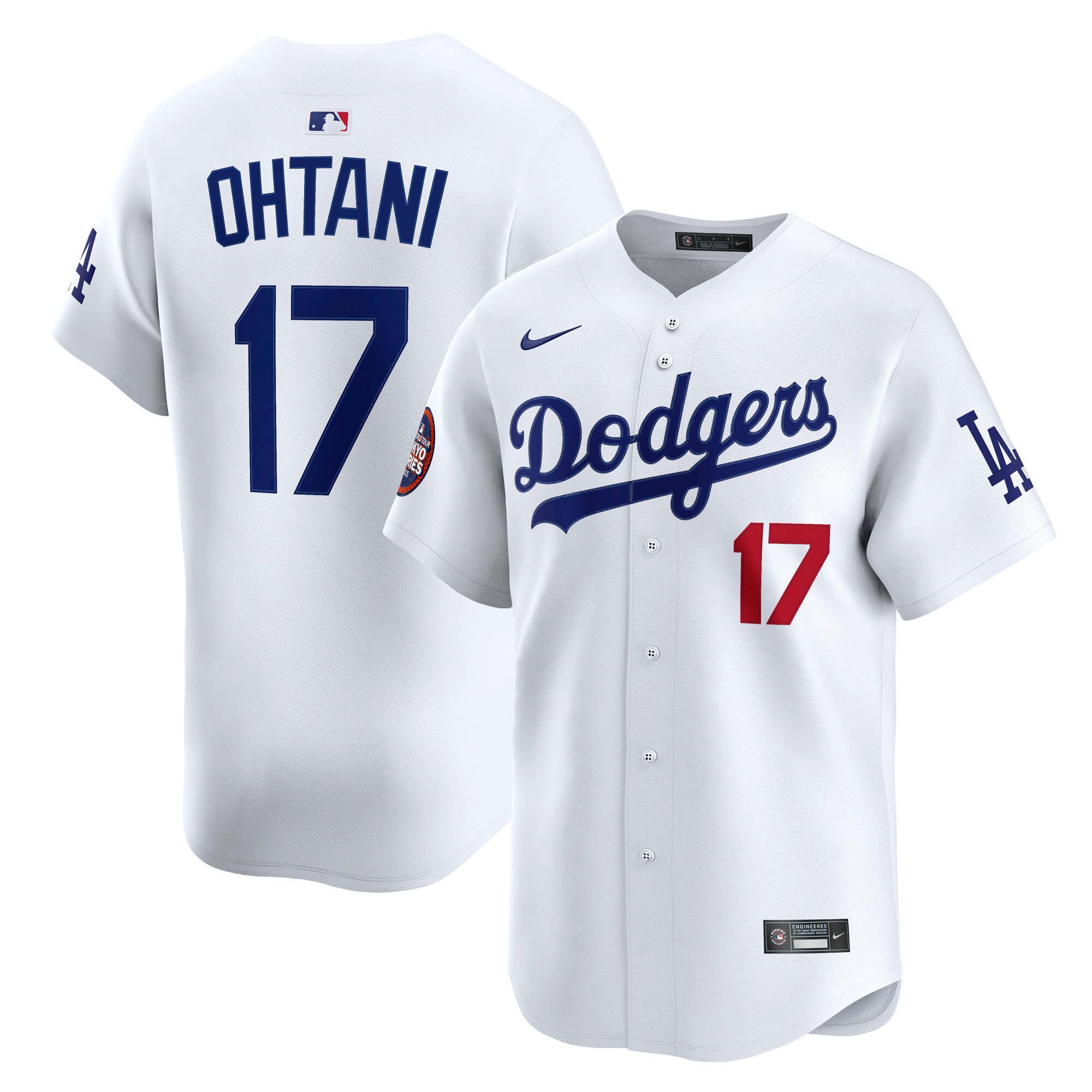 Los Angeles Dodgers Shohei Ohtani White 2025 World Tour: Tokyo Series Home Limited Player MLB Jersey Men's