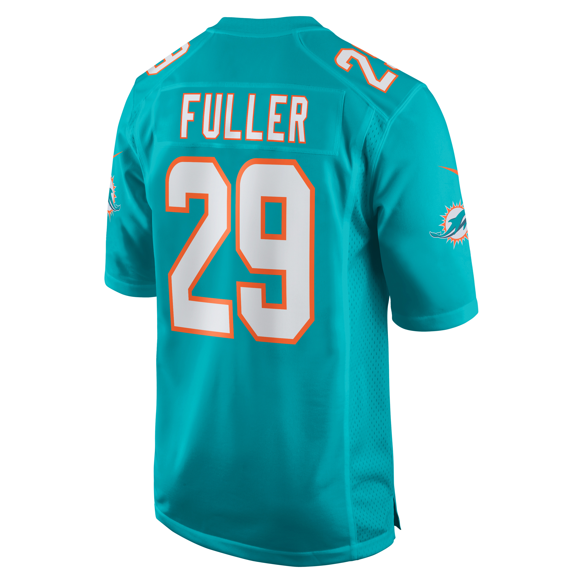 Miami Dolphins Kendall Fuller Aqua Game NFL Jersey Men's