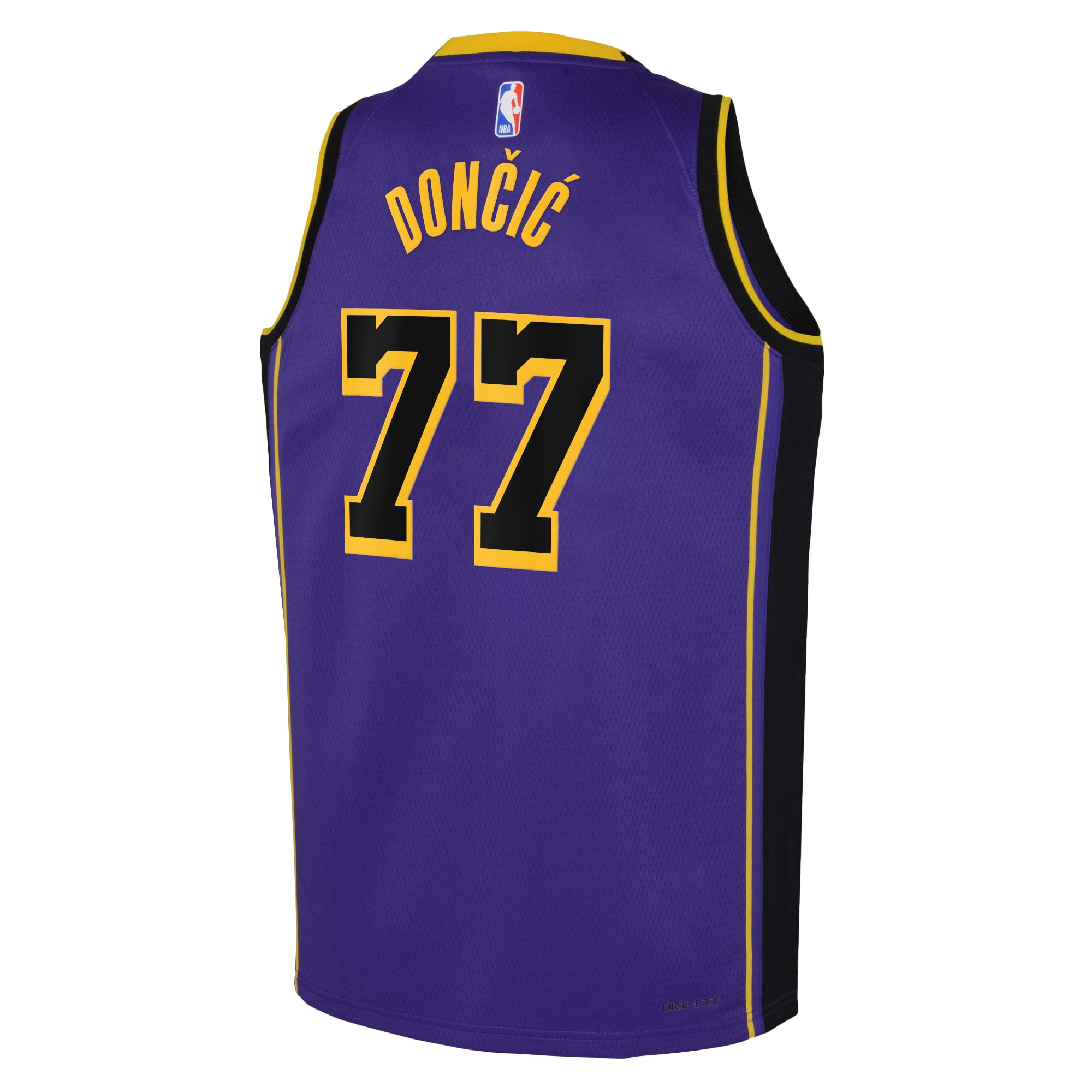 Los Angeles Lakers Jordan Brand Statement Edition Swingman Purple Luka Don?i NBA Jersey Youth