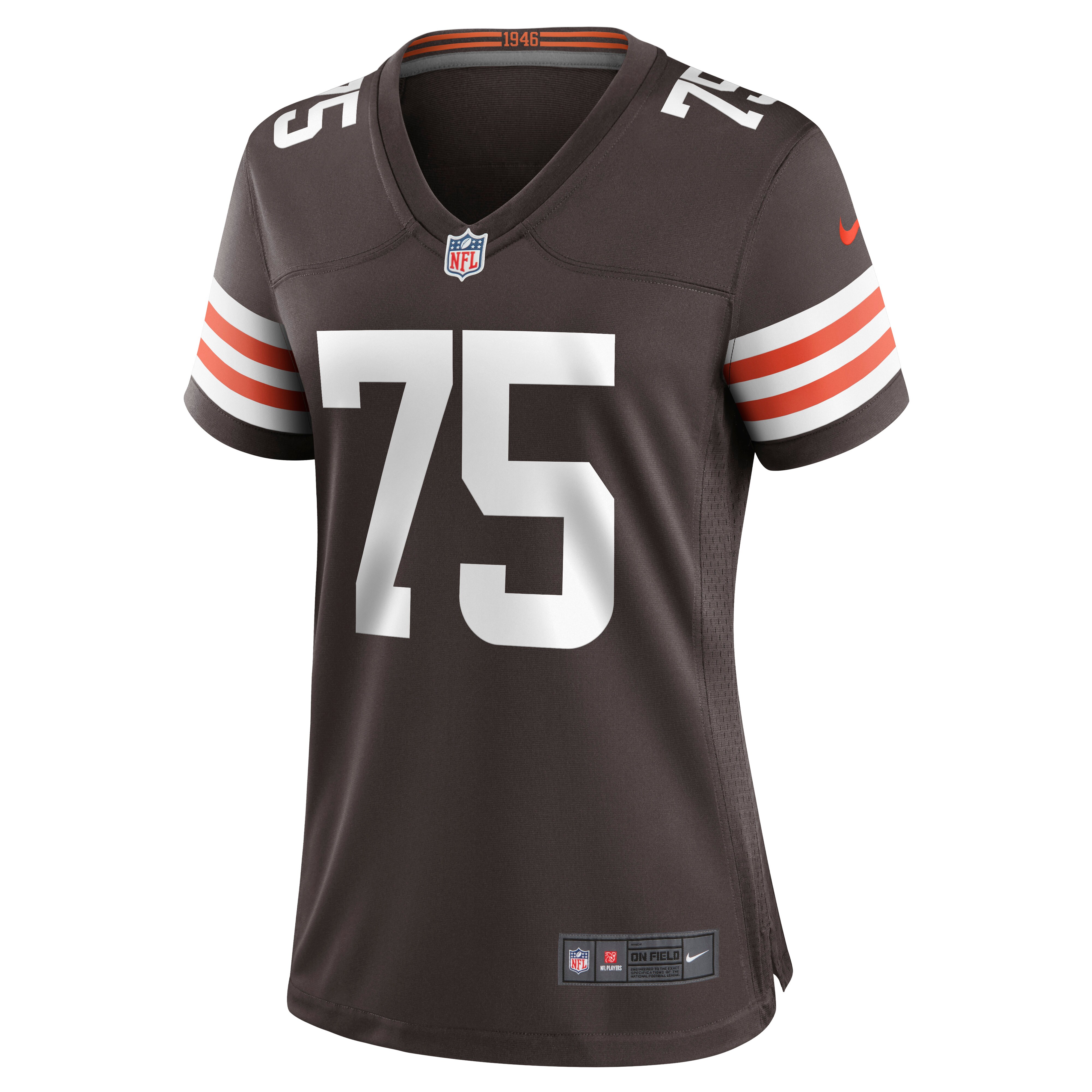 Cleveland Browns Joel Bitonio Brown Game NFL Jersey Women's