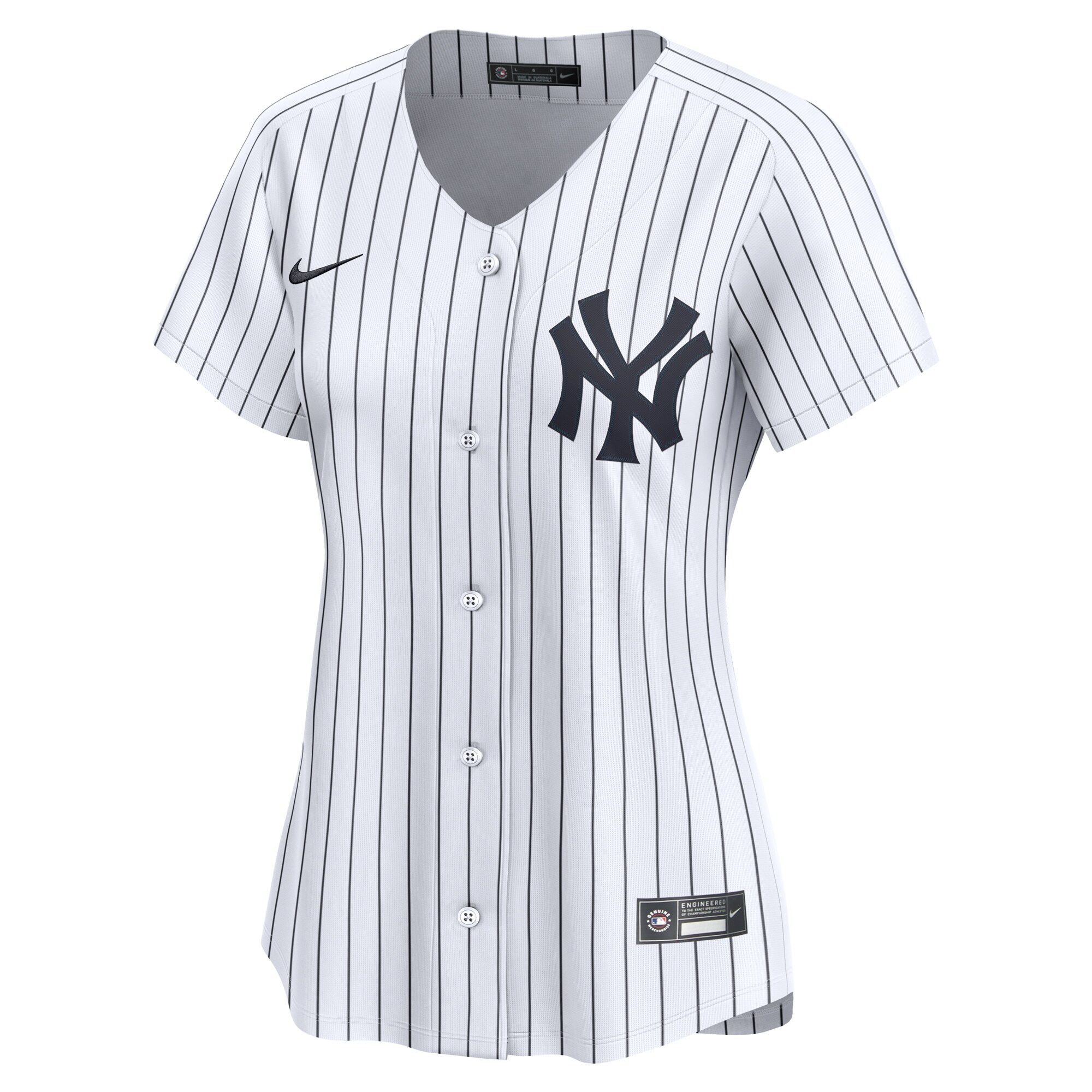 New York Yankees White #1 Mom Home Limited MLB Jersey Women's