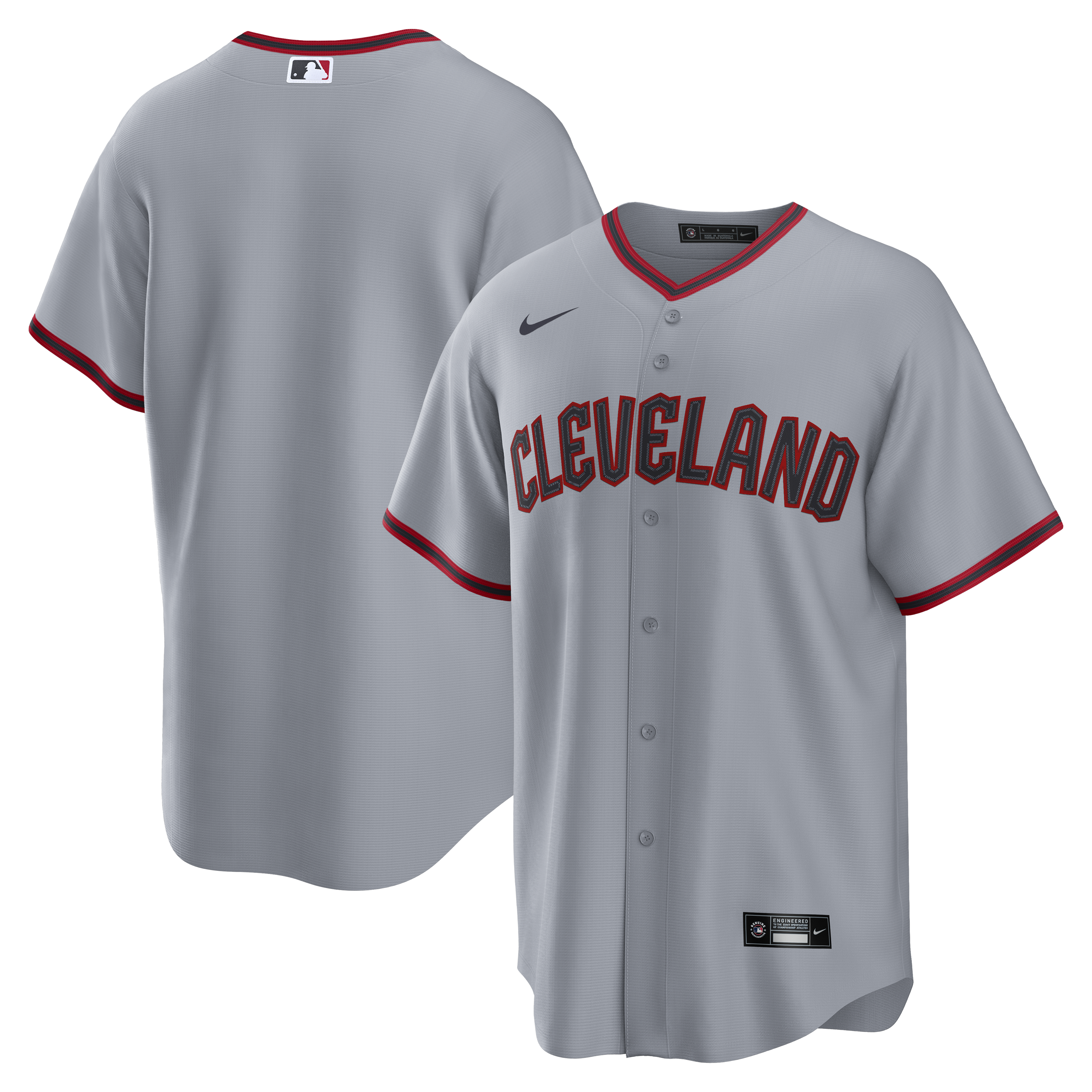Cleveland Guardians Gray Road 2.0 MLB Jersey Men's