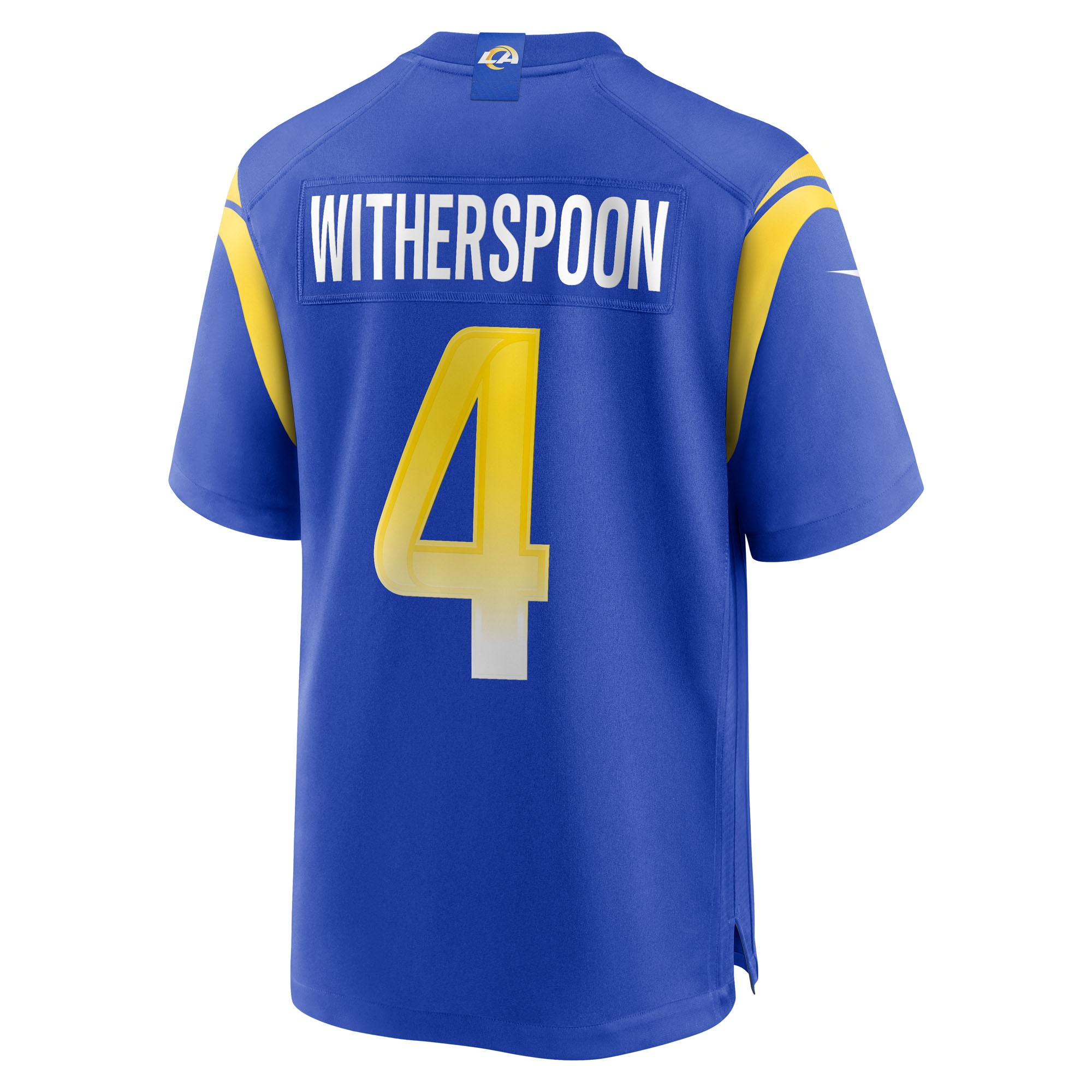 Los Angeles Rams Ahkello Witherspoon Royal Team Game NFL Jersey Men's