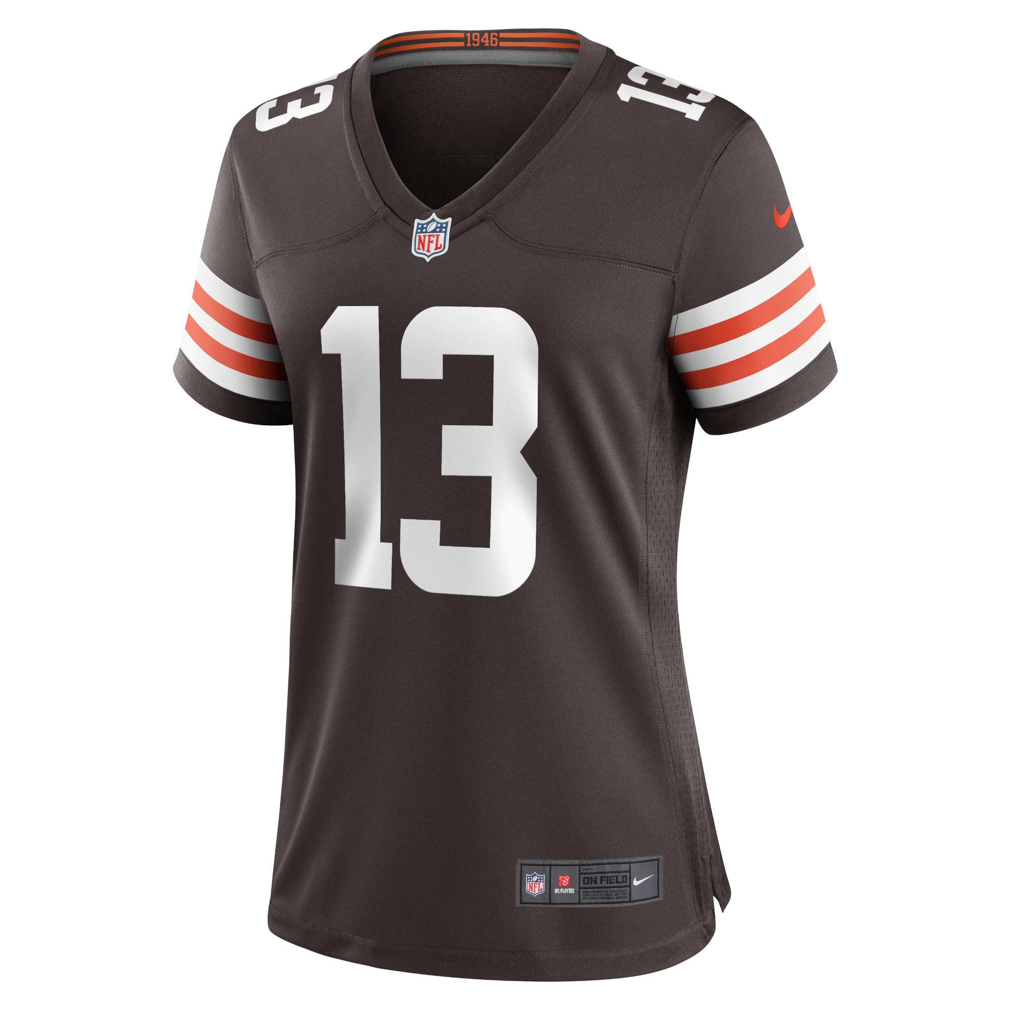 Cleveland Browns Corey Bojorquez Brown Game NFL Jersey Women's
