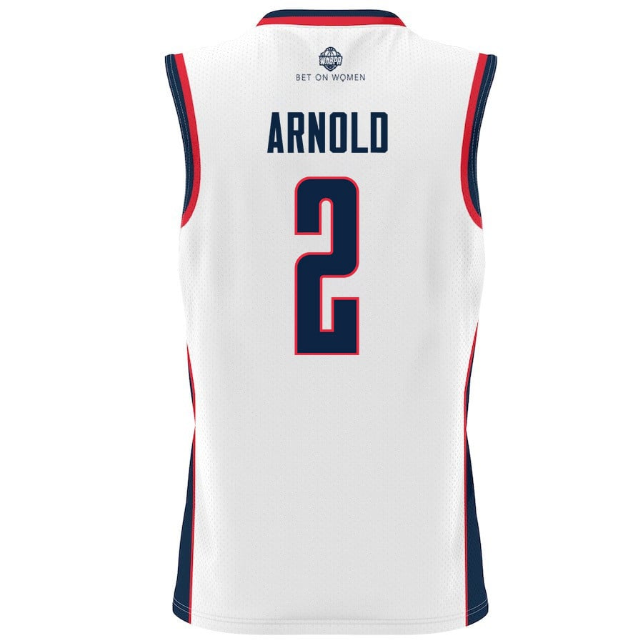 KK Arnold 2 UConn Huskies 2024 White Unisex NCAA Jersey Unisex