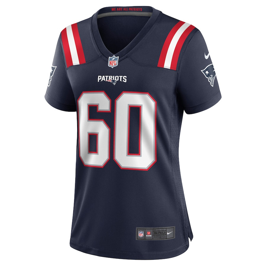 David Andrews 60 New England Patriots Game Navy NFL Jersey Women's