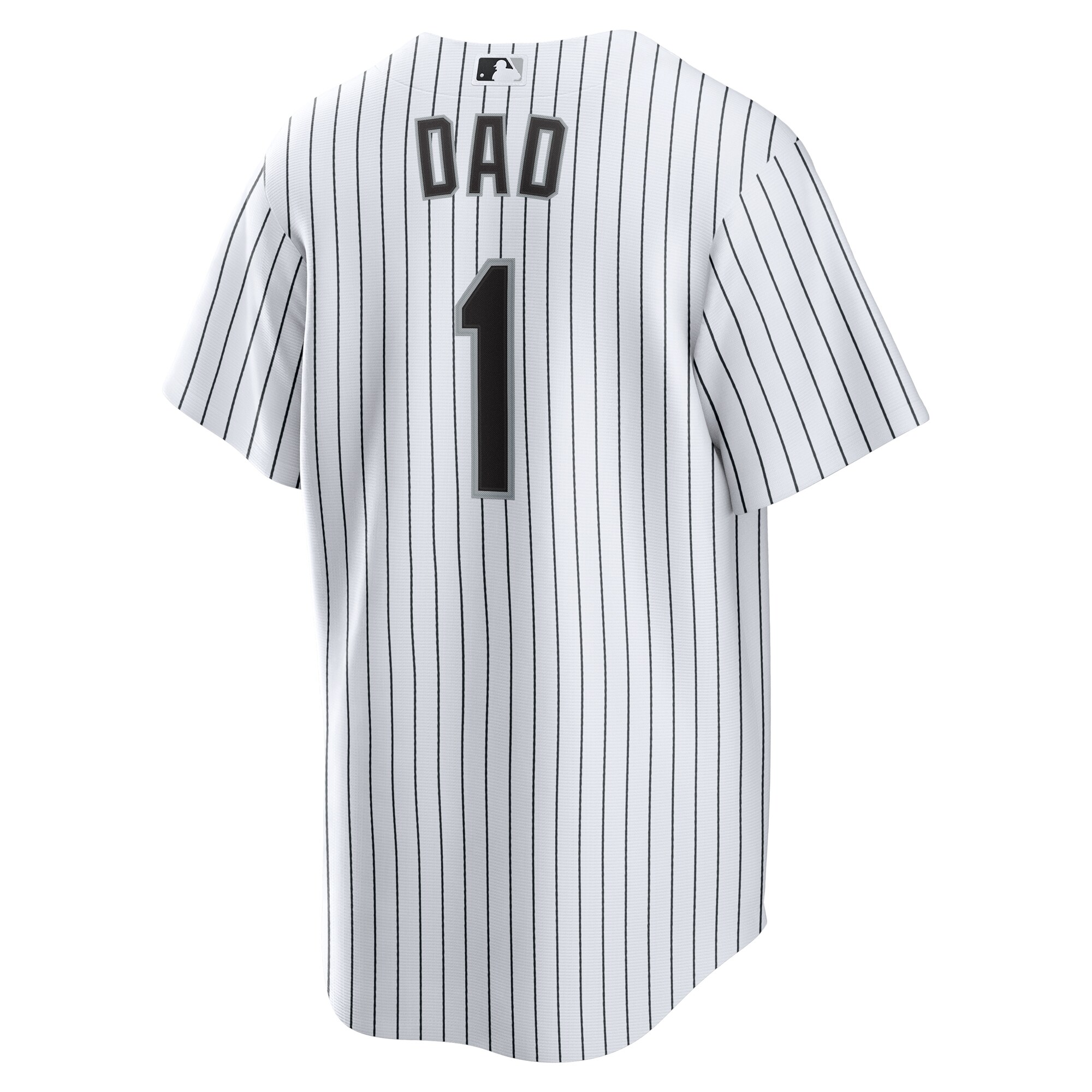 Chicago White Sox White #1 Dad Home MLB Jersey Men's