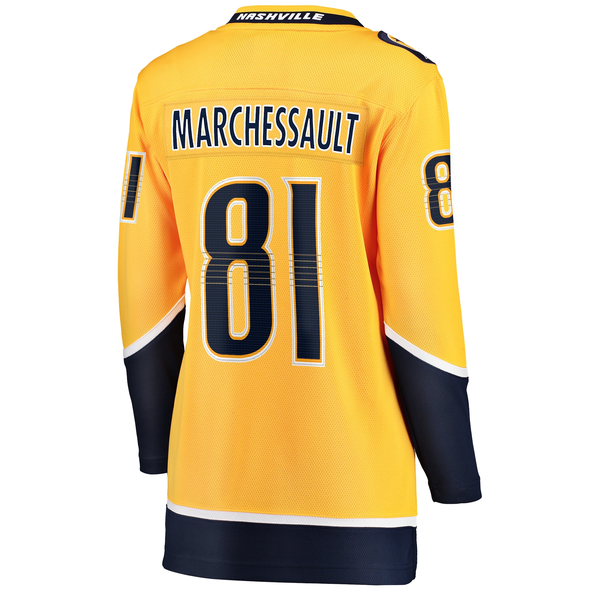 Nashville Predators Jonathan Marchessault Gold Home Premier Breakaway Player NHL Jersey Women's